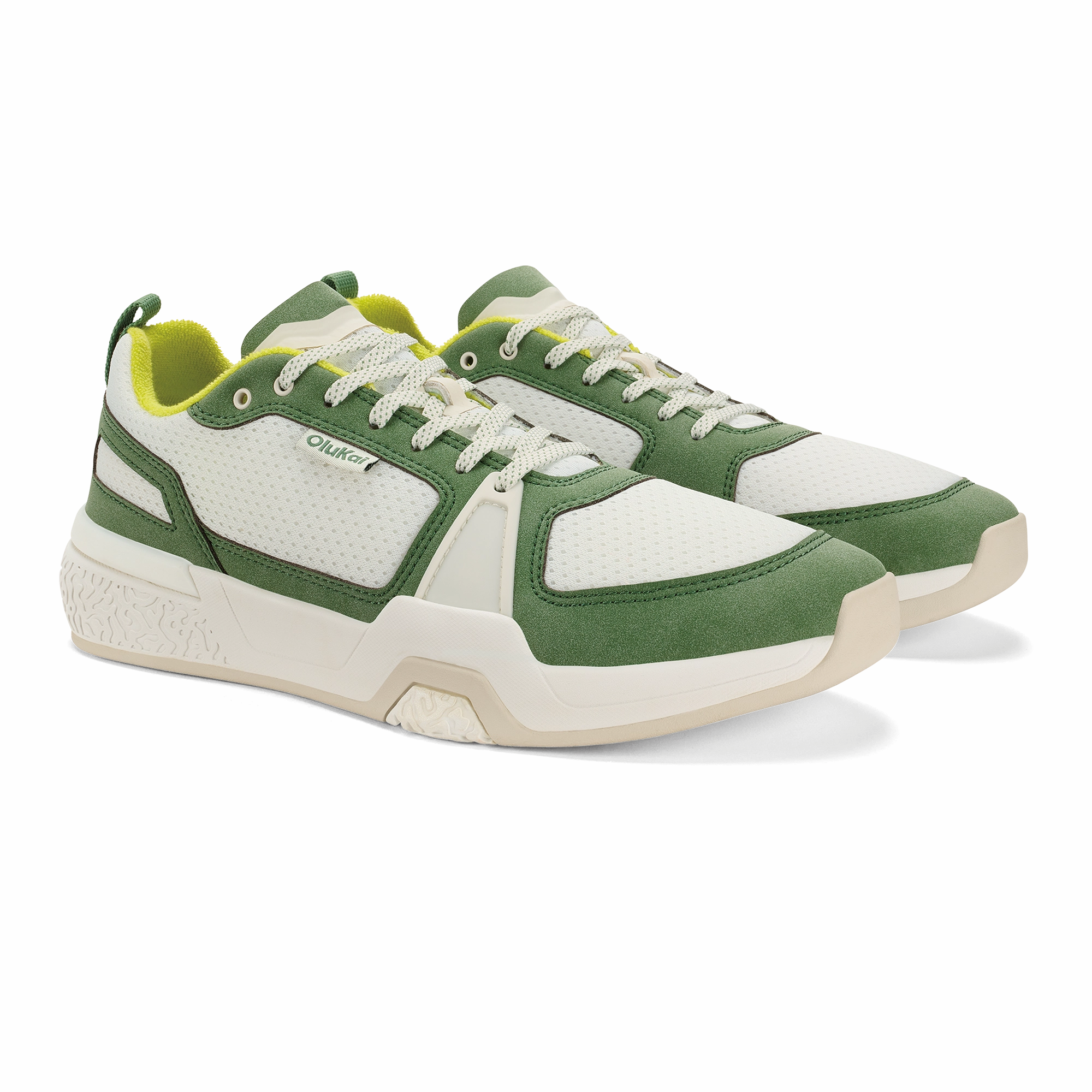 ‘Anau - Bright White / Leaf