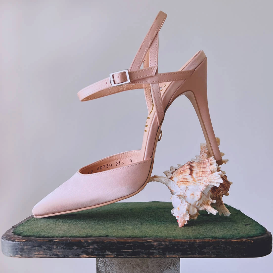 *UK size 2 - BALLAD - beige, 9cm heels