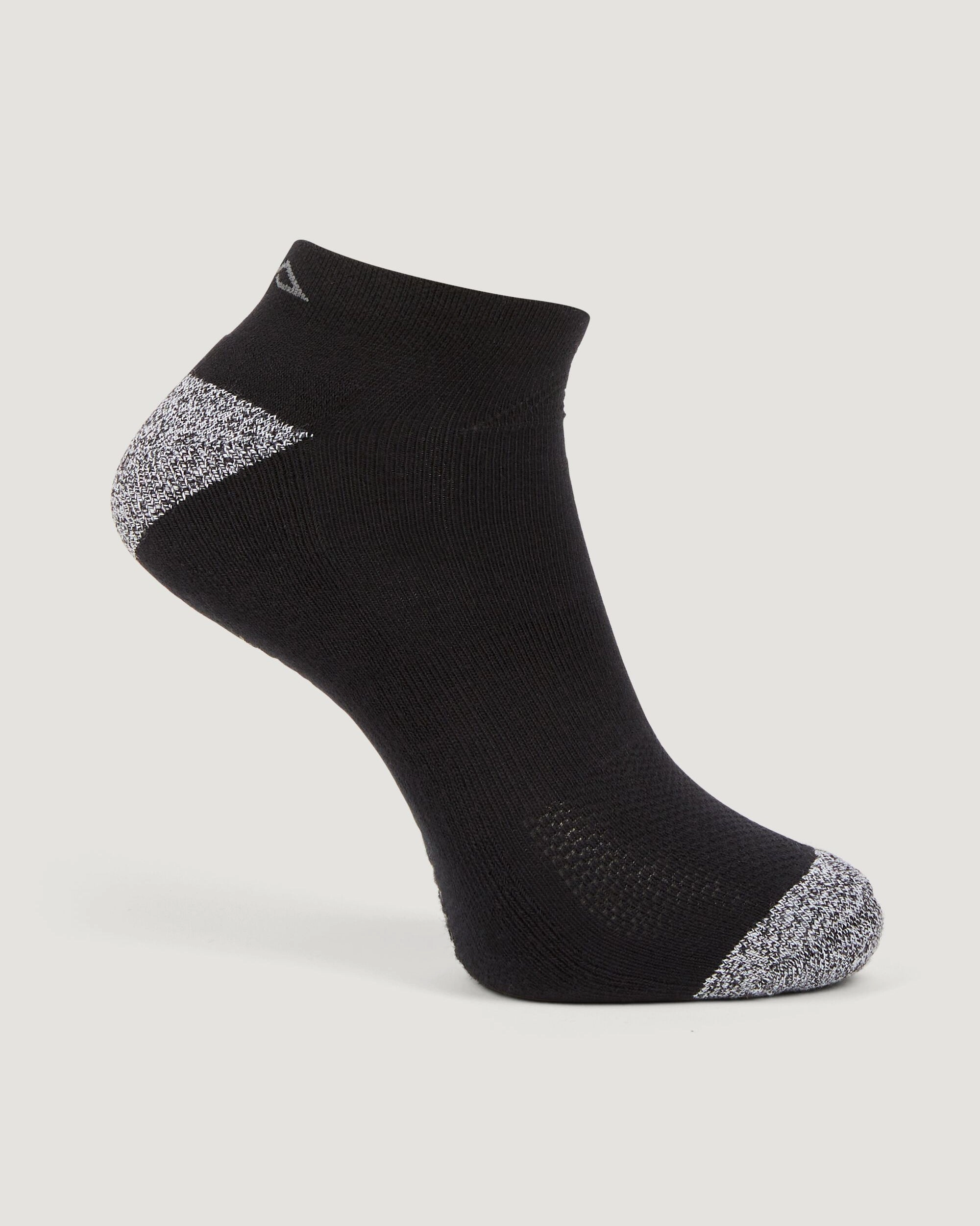Accion driMOTION Low Cut Socks - 3 Pack - Black/White/Blueridge