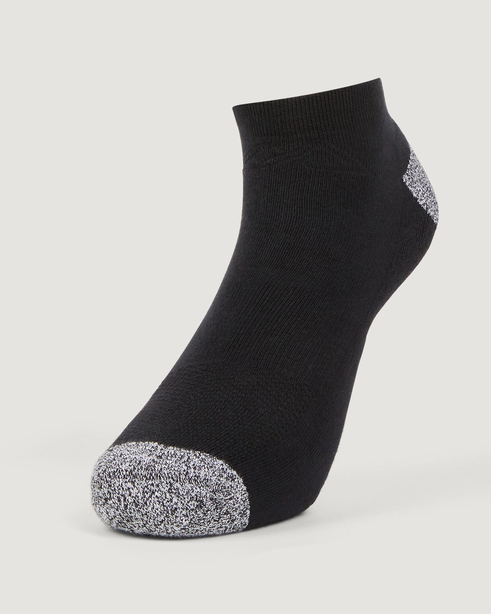 Accion driMOTION Low Cut Socks - 3 Pack - Black/White/Blueridge