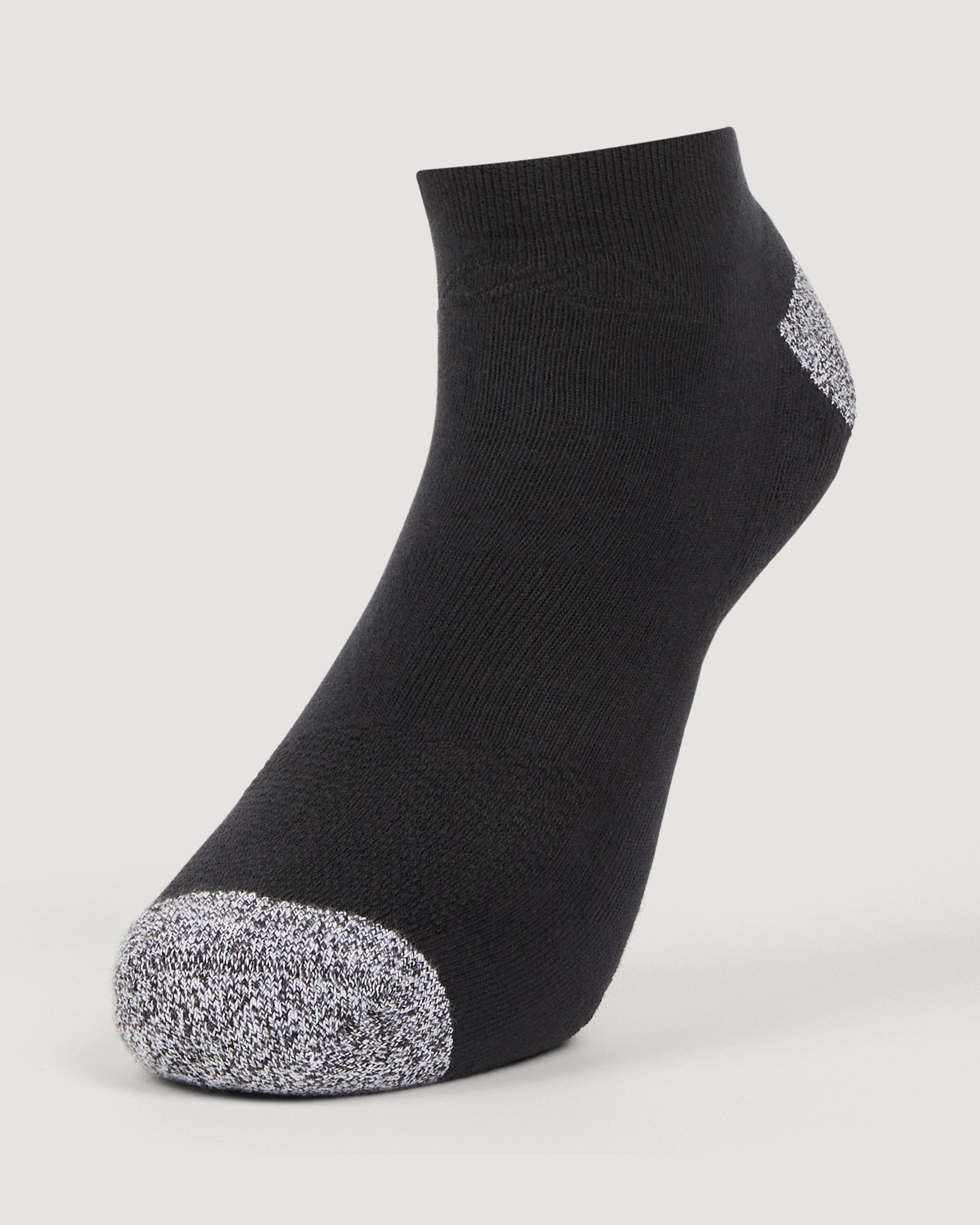 Accion driMOTION Low Cut Socks - 3 Pack - Black/White/Blush Pink
