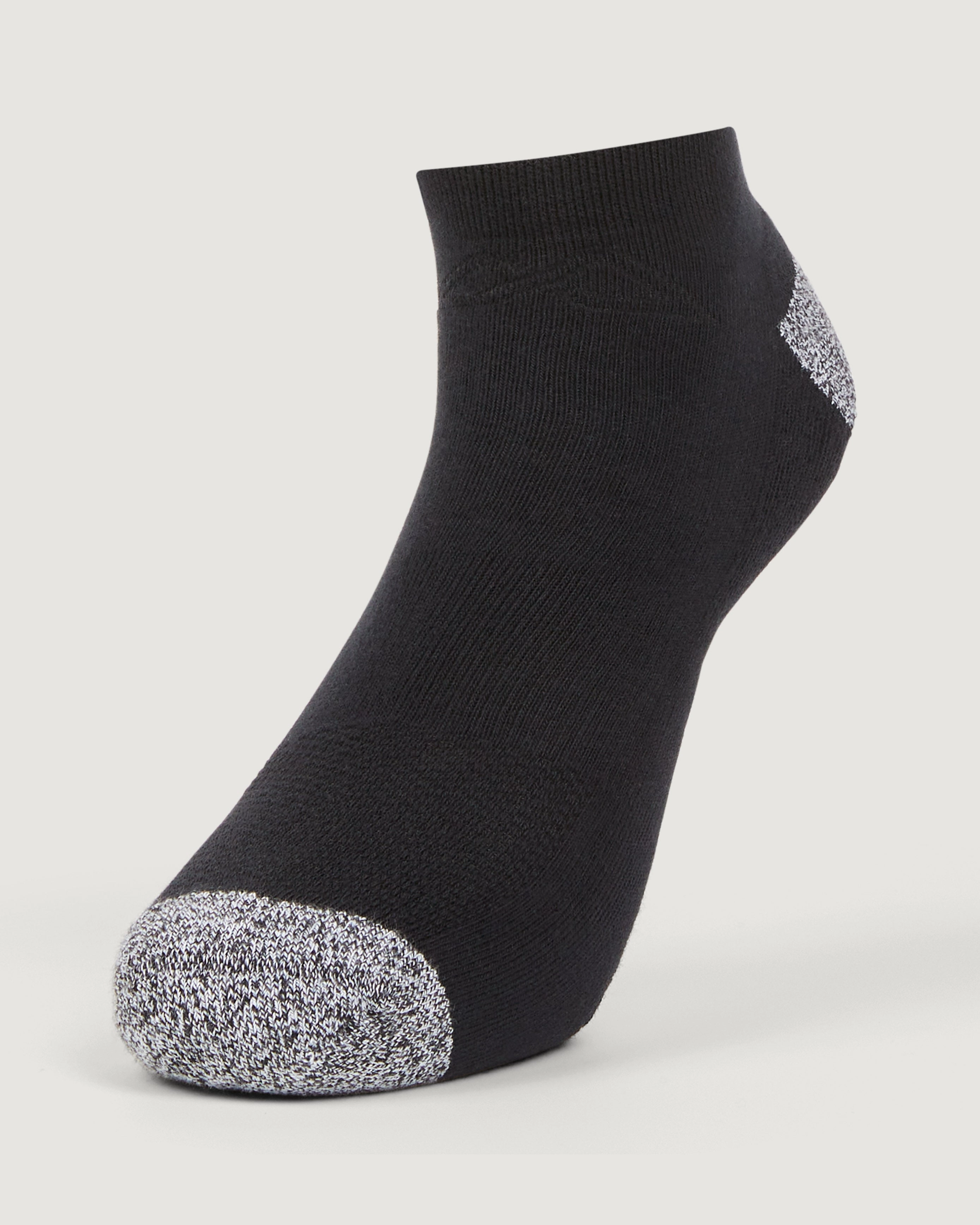 Accion driMOTION Low Cut Socks - 3 Pack - Black/White/Blush Pink