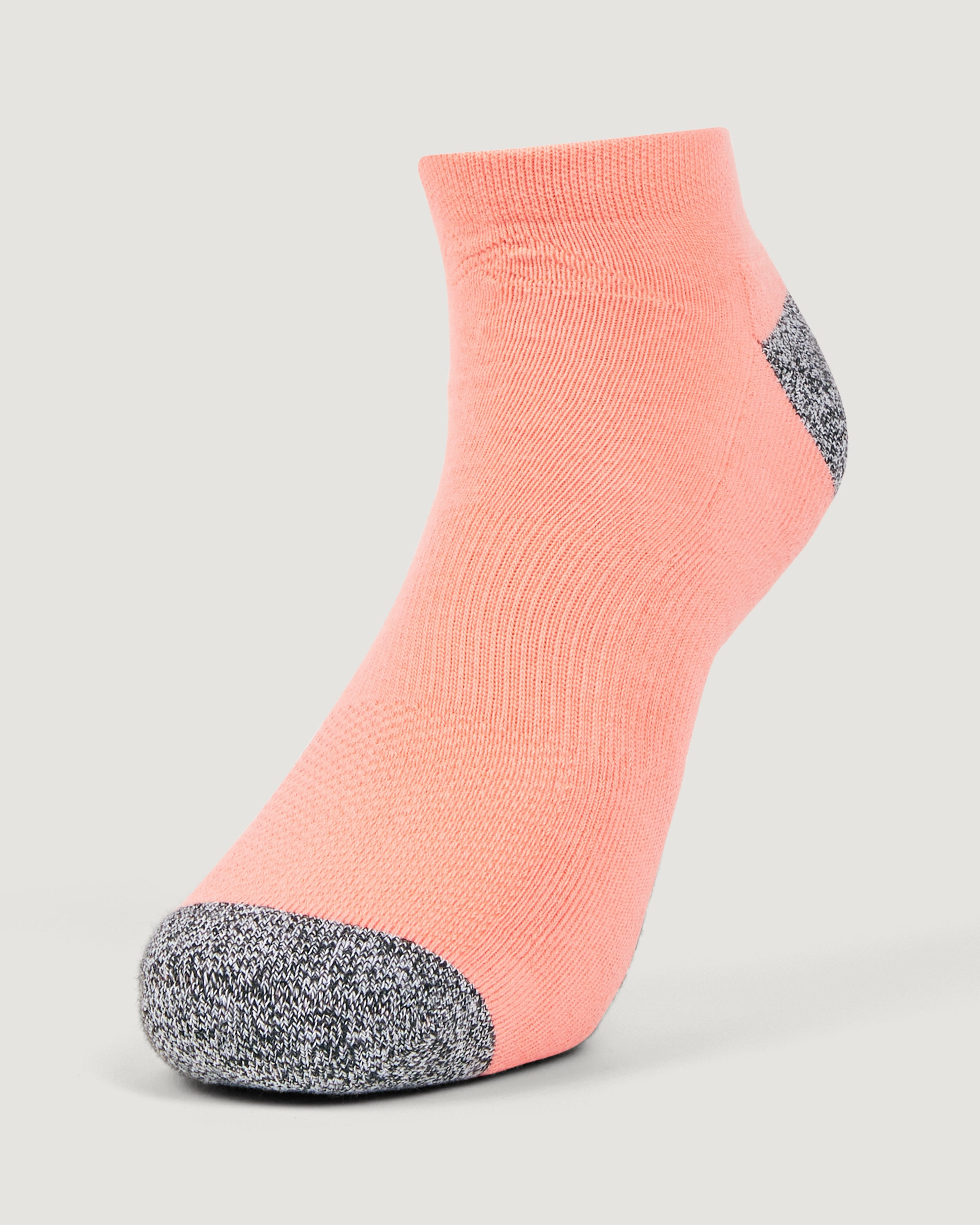 Accion driMOTION Low Cut Socks - 3 Pack - Black/White/Blush Pink