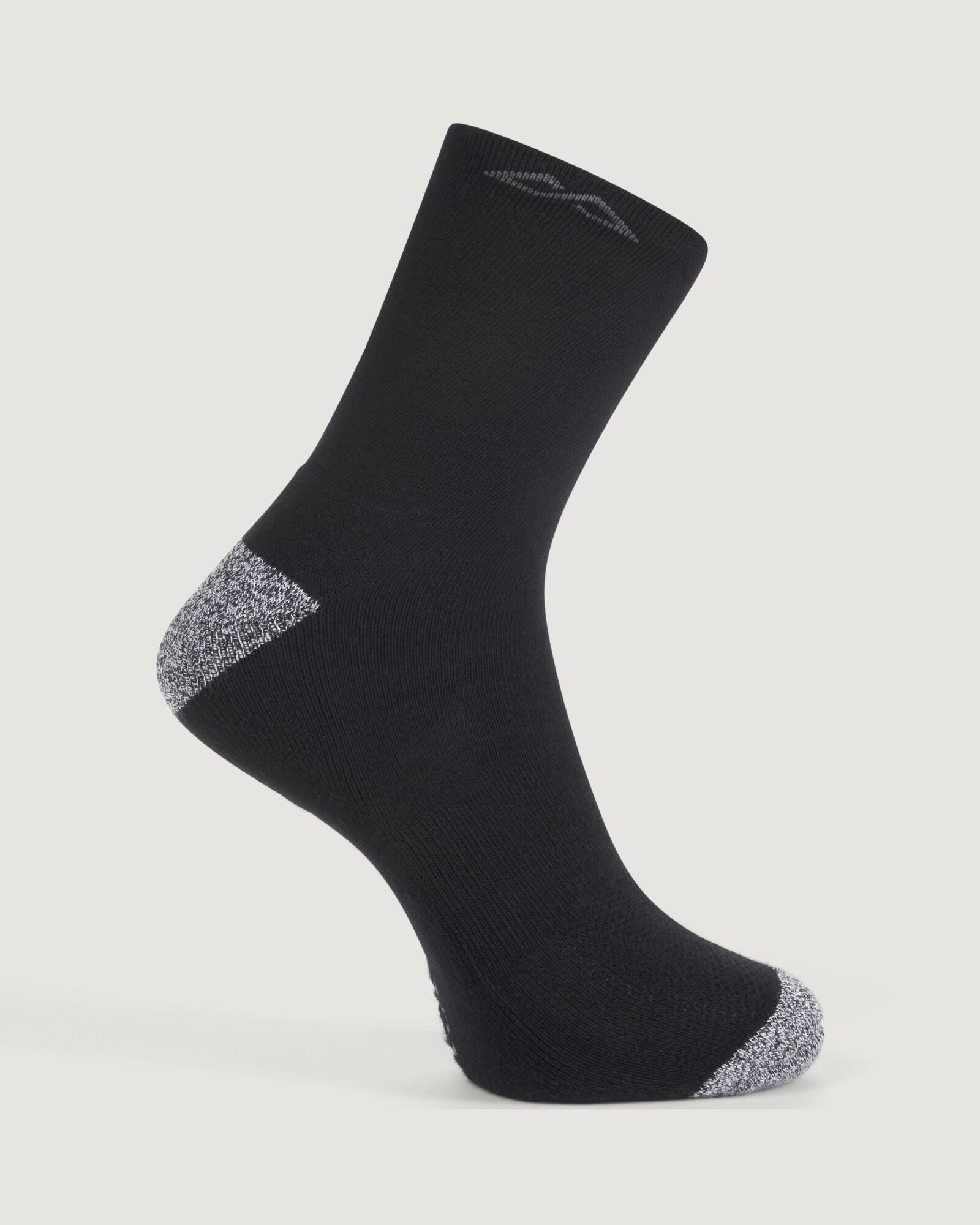 Accion driMOTION Quarter Crew Socks - 2 Pack - Black/Blueridge
