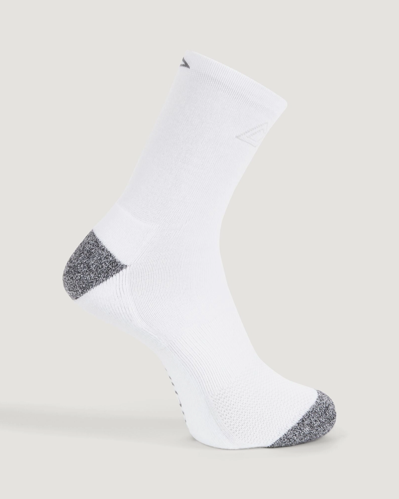 Accion driMOTION Quarter Crew Socks - 2 Pack - White/Blush Pink
