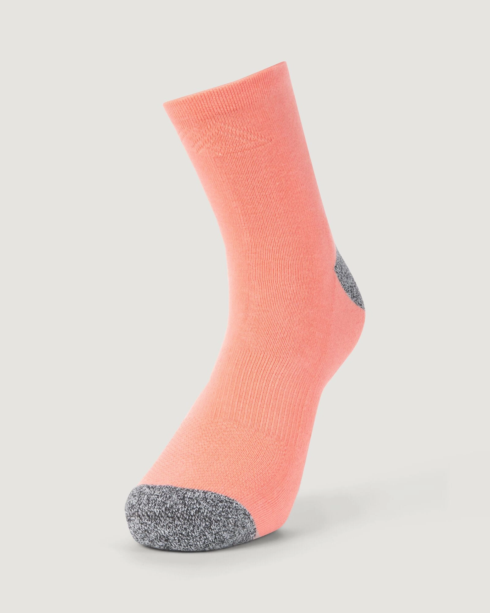 Accion driMOTION Quarter Crew Socks - 2 Pack - White/Blush Pink