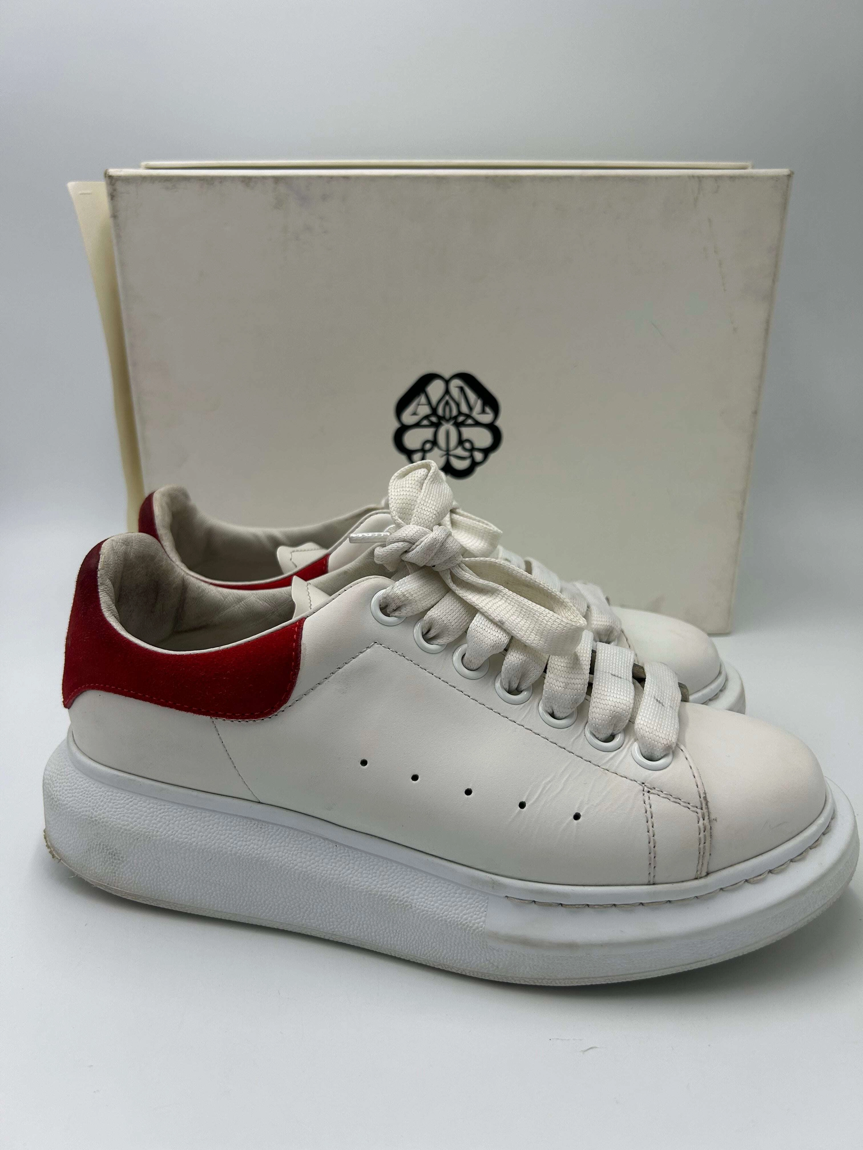 Alexander McQueen Oversized Trainers Luxury Designer Shoes Size: 7.5