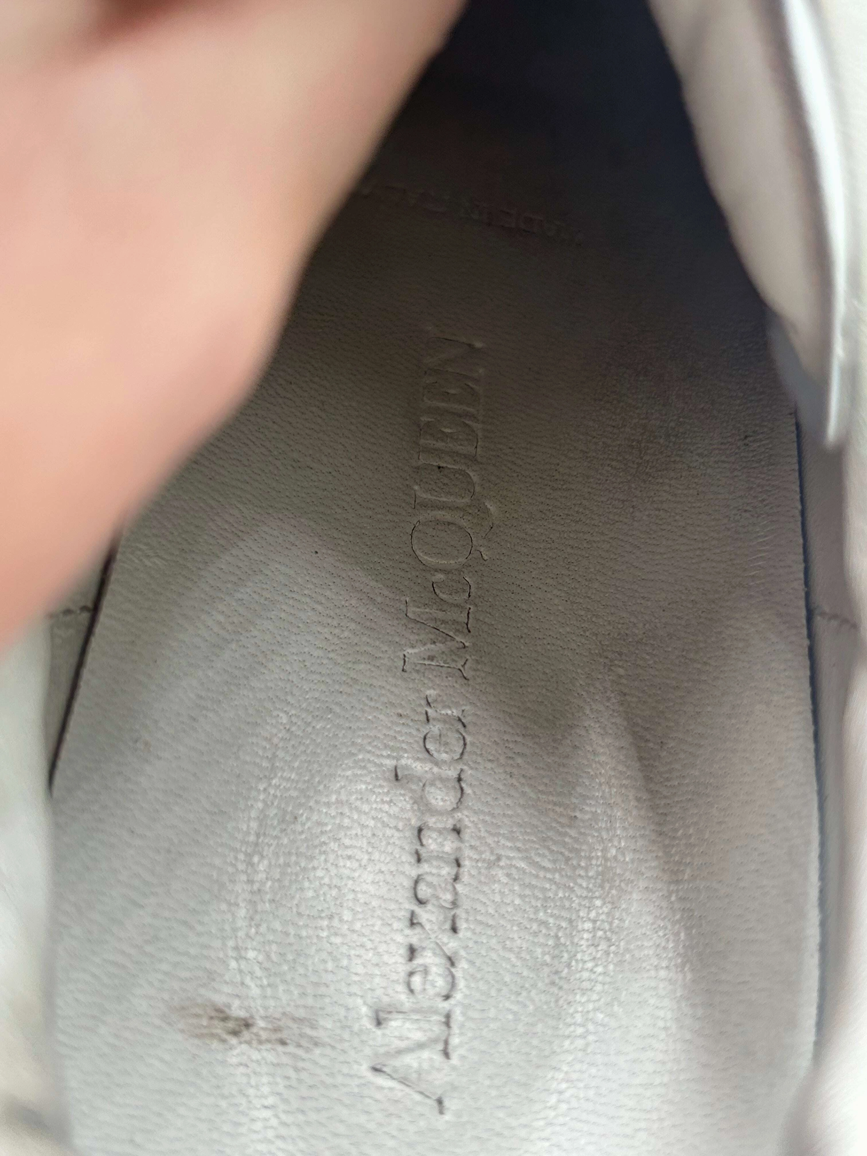 Alexander McQueen Oversized Trainers Luxury Designer Shoes Size: 7.5