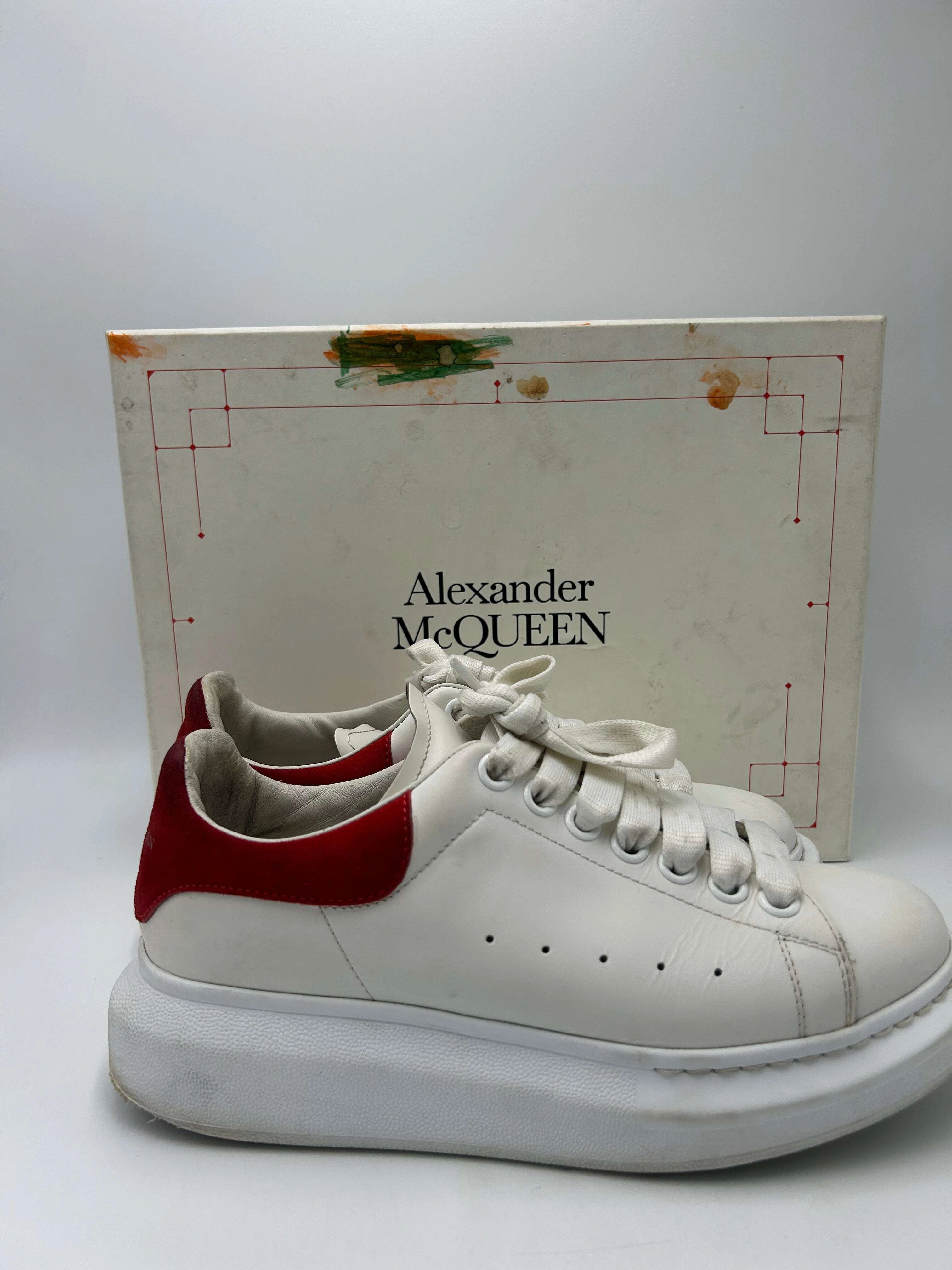 Alexander McQueen Oversized Trainers Luxury Designer Shoes Size: 7.5