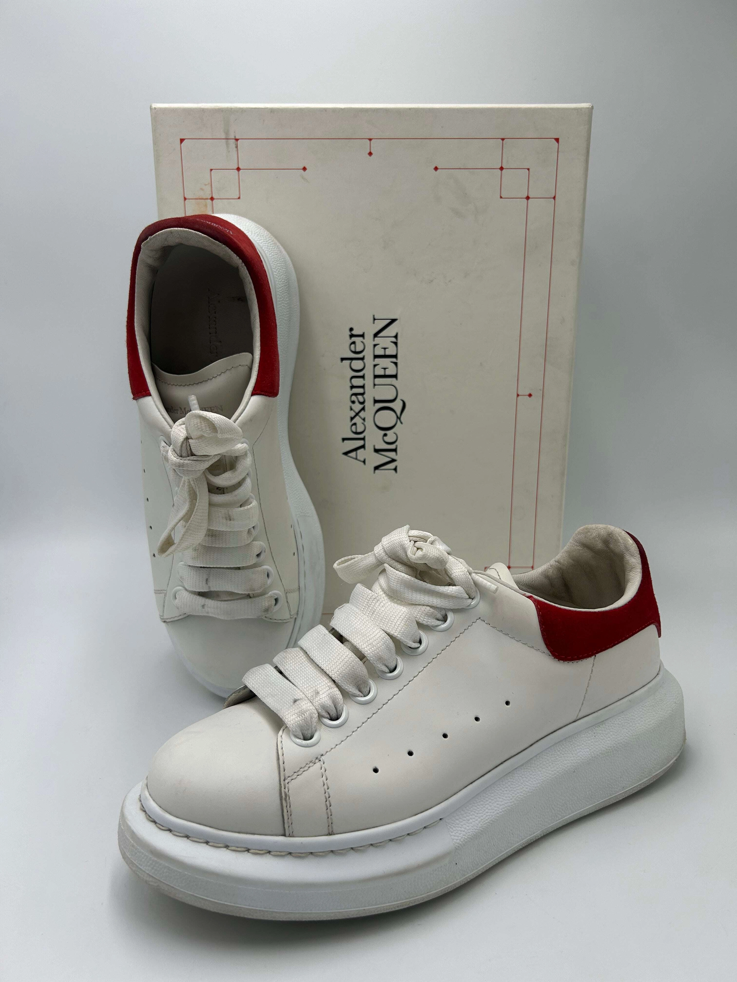 Alexander McQueen Oversized Trainers Luxury Designer Shoes Size: 7.5