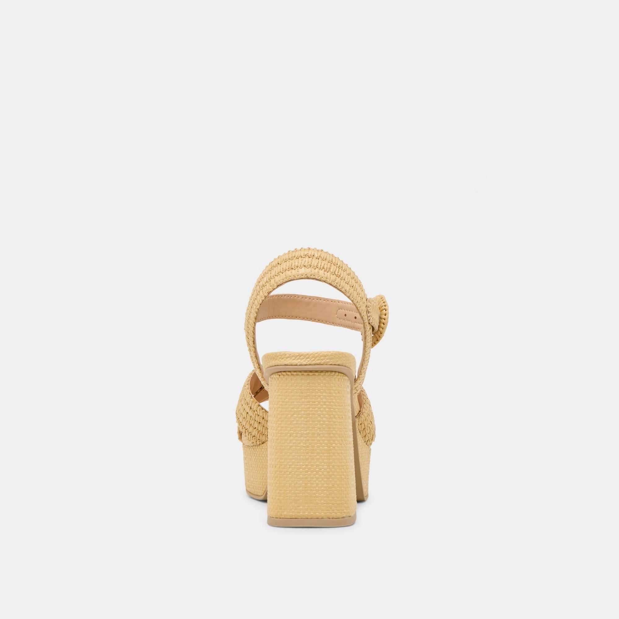 BETY HEELS LT NATURAL WOVEN RAFFIA