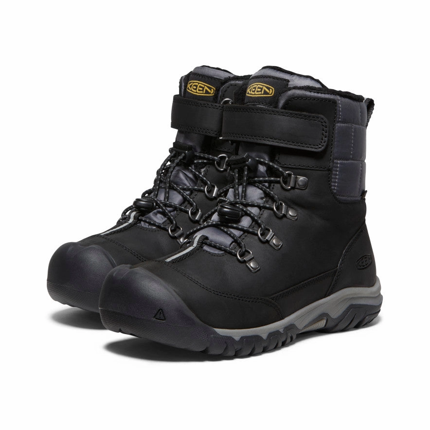 Big Kids' Kanibou Waterproof Winter Boot  |  Black/Magnet