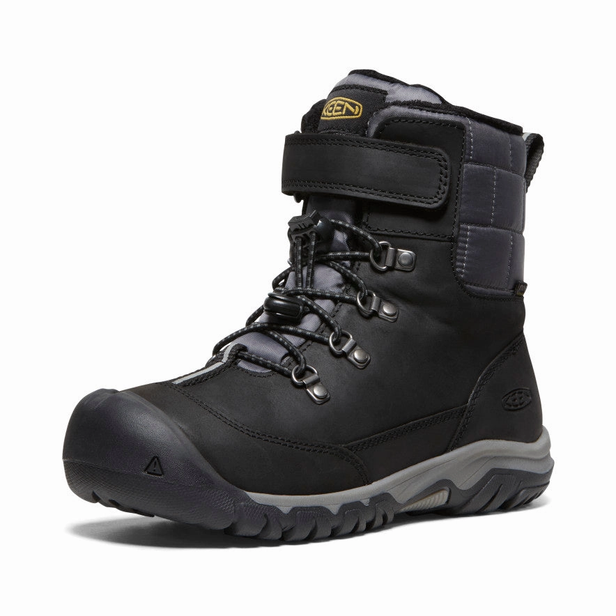 Big Kids' Kanibou Waterproof Winter Boot  |  Black/Magnet