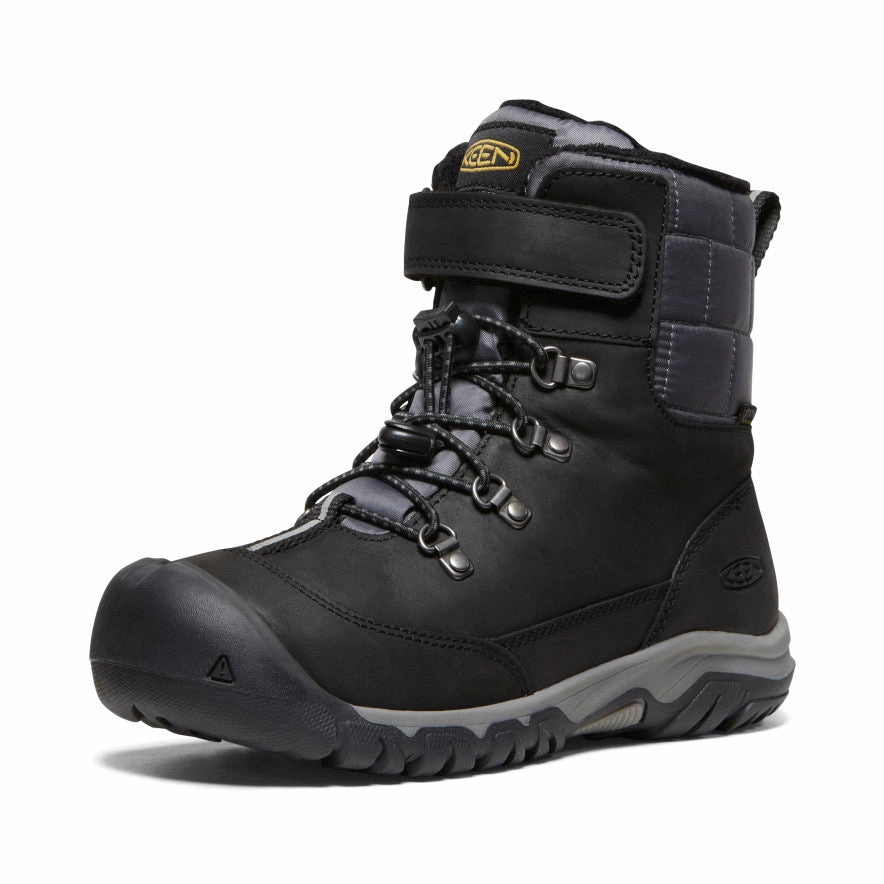 Big Kids' Kanibou Waterproof Winter Boot  |  Black/Magnet
