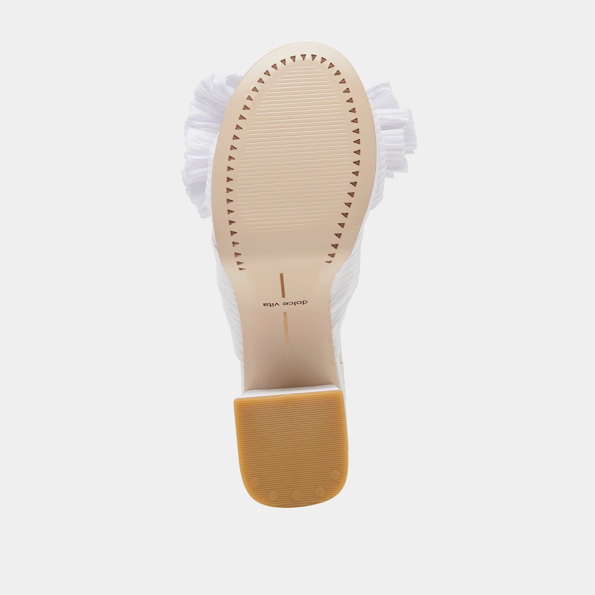 BLARE HEELS WHITE SATIN