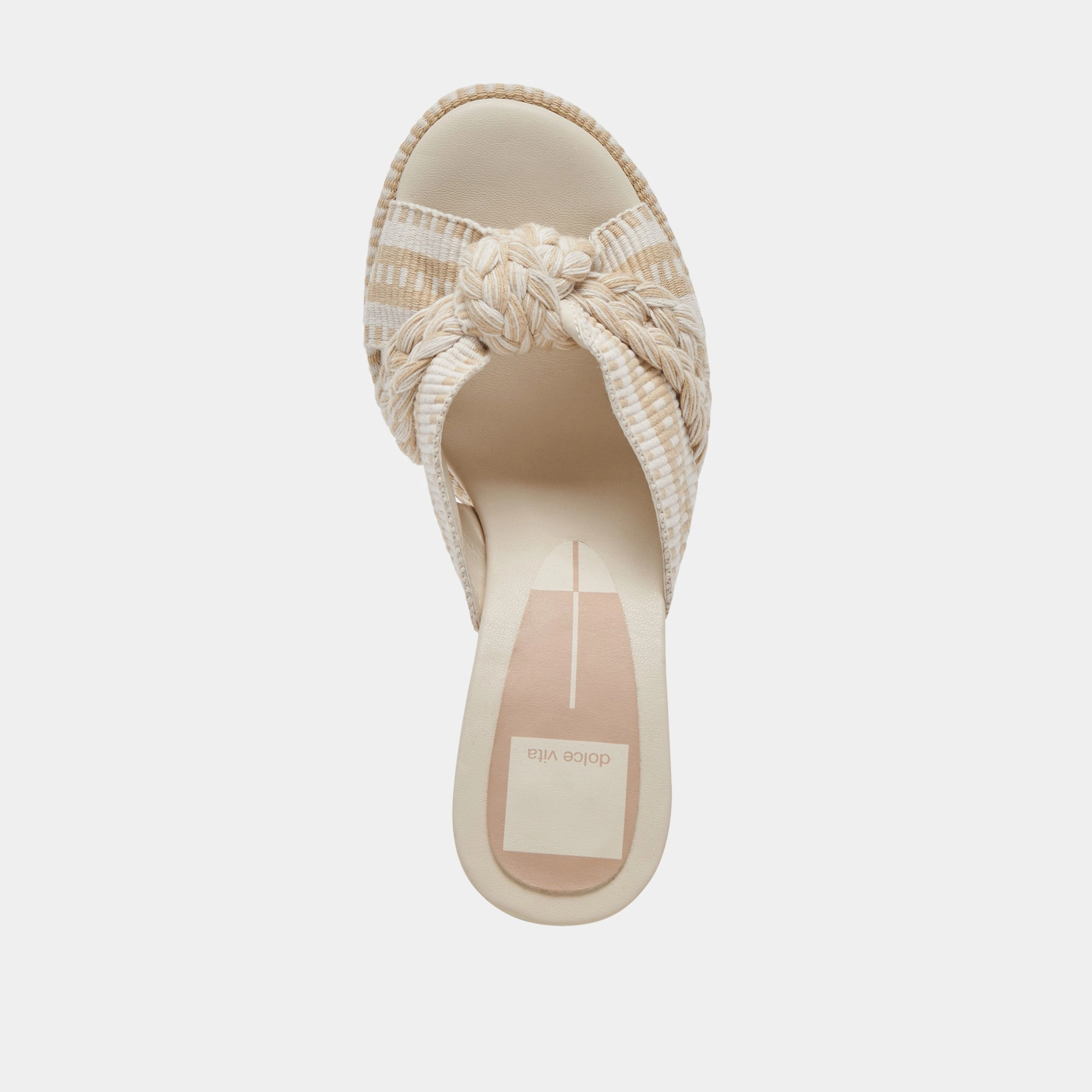 BRILAH HEELS NATURAL MULTI WOVEN - re:vita