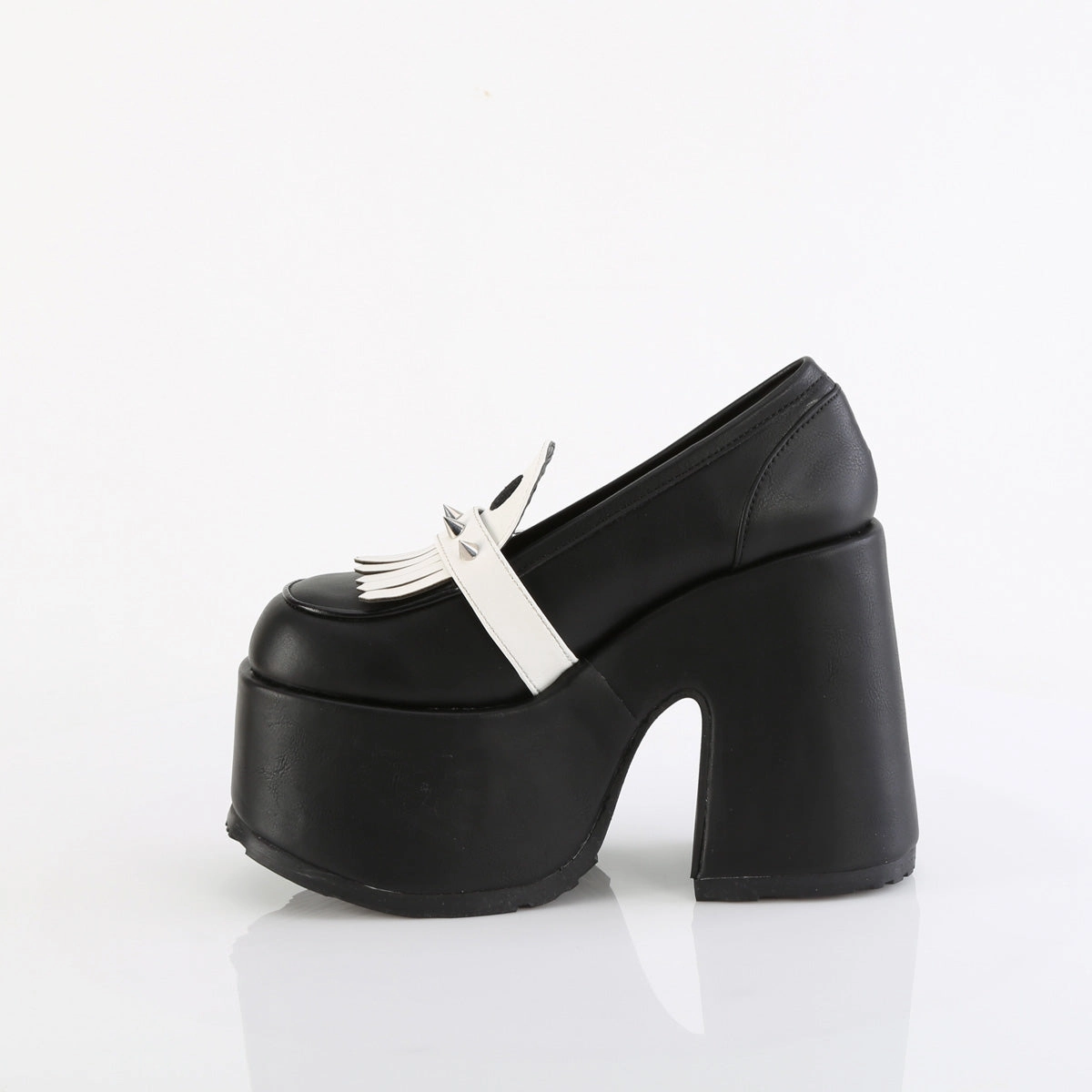 CAMEL-58  Black Vegan Leather