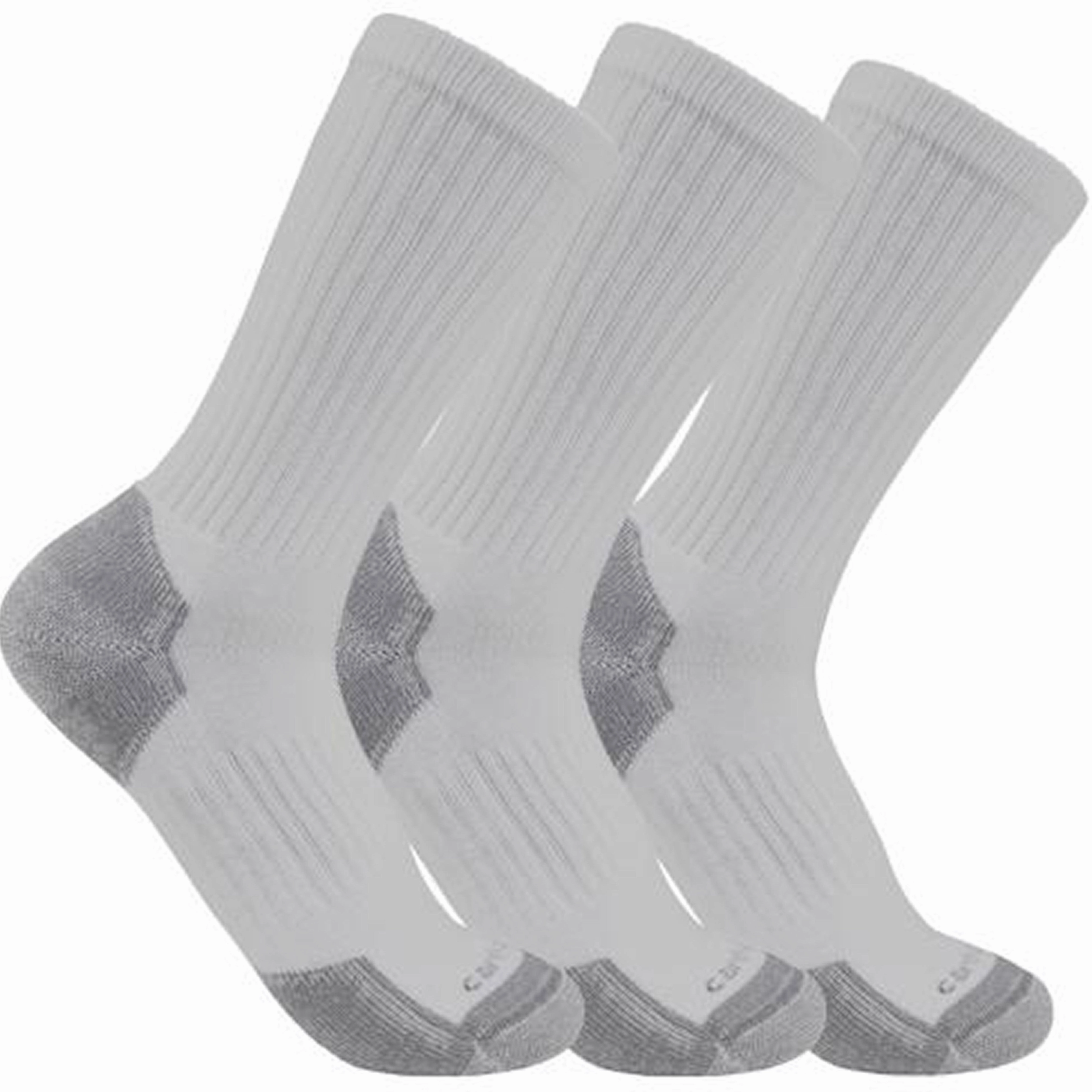 Carhartt Men's Midweight Cotton Blend Crew Sock 3-Pack