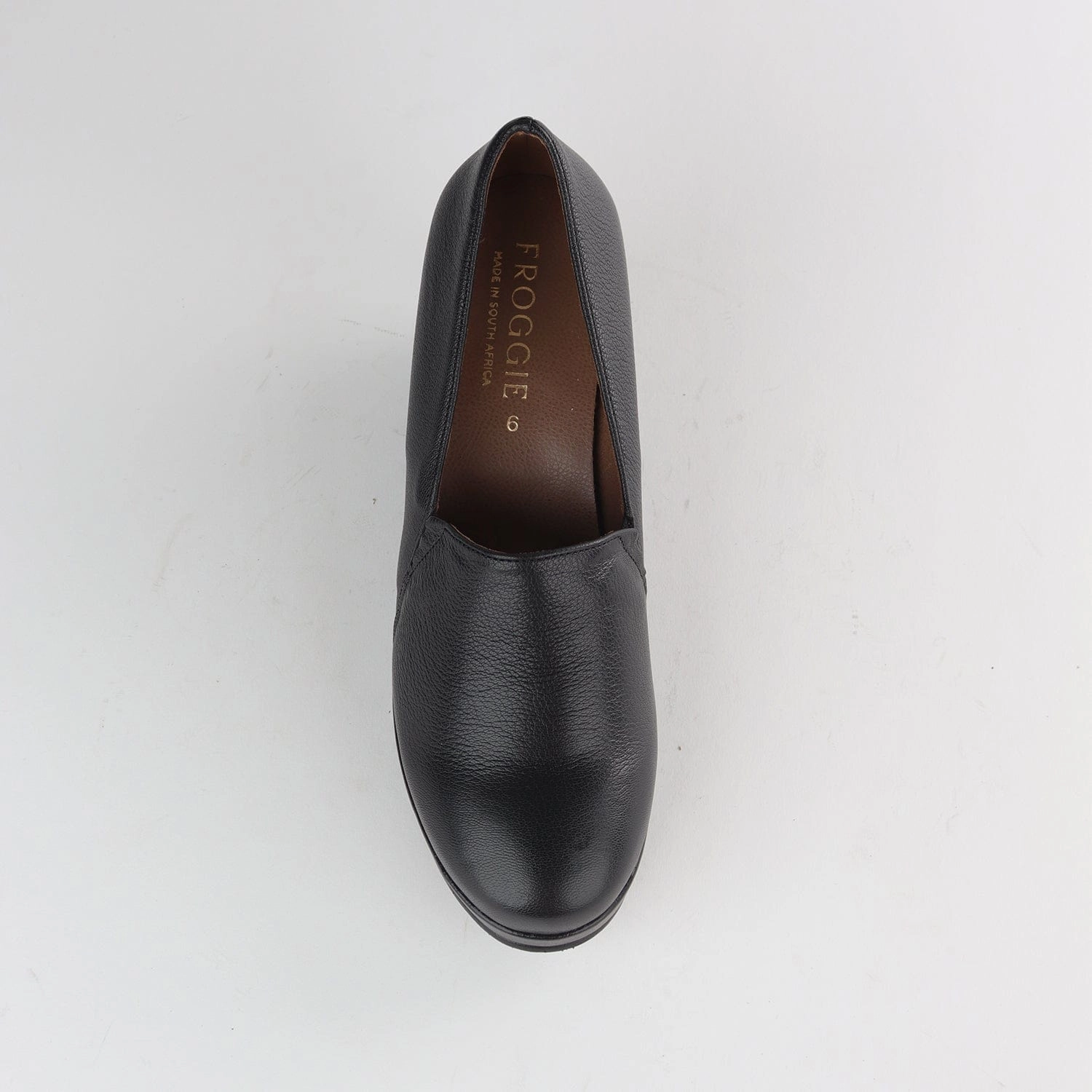 Closed Wedge in Black - 12911