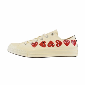 Converse Chuck Taylor All-Star 70s Ox Comme des Garcons Play Multi-Heart - White