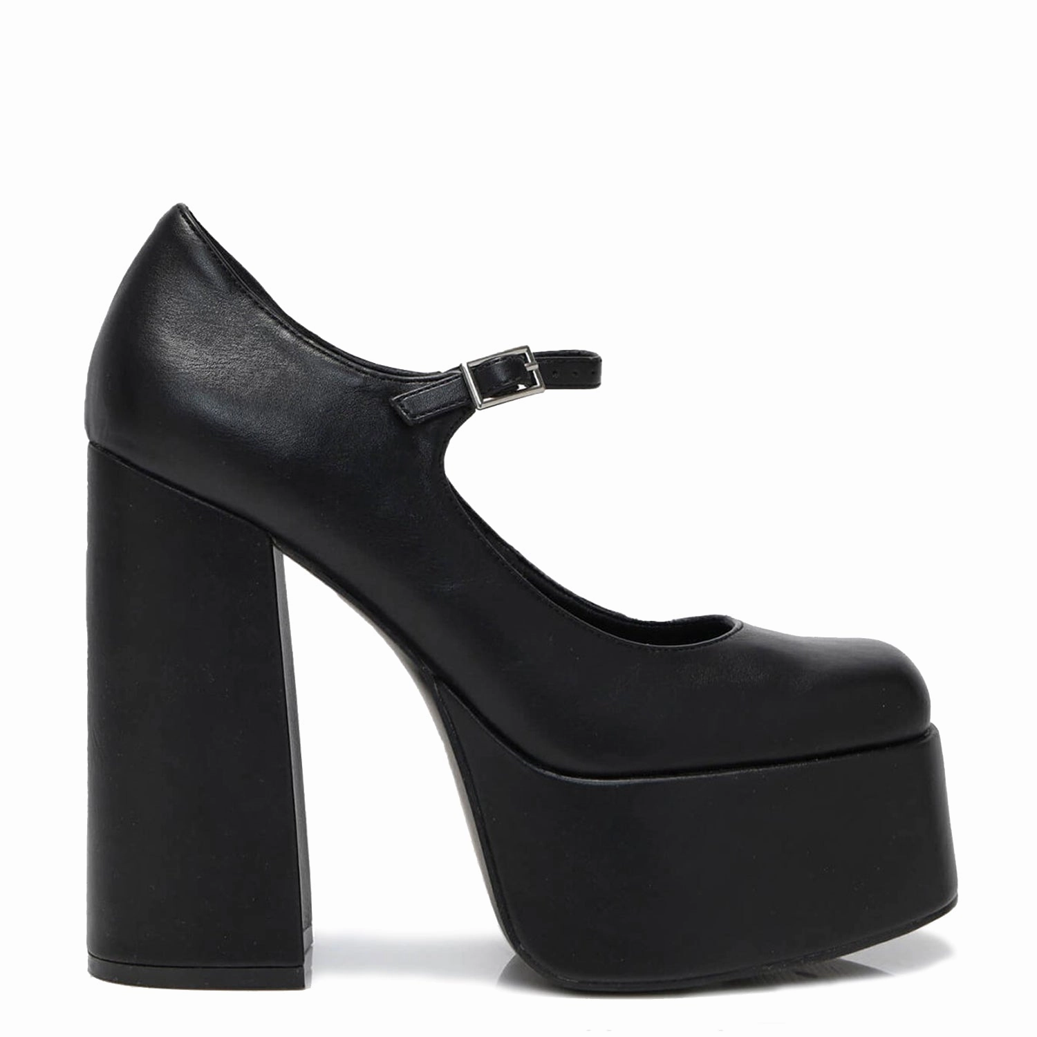 Darkbloom Black Platform Heels-Size 6-Clearance