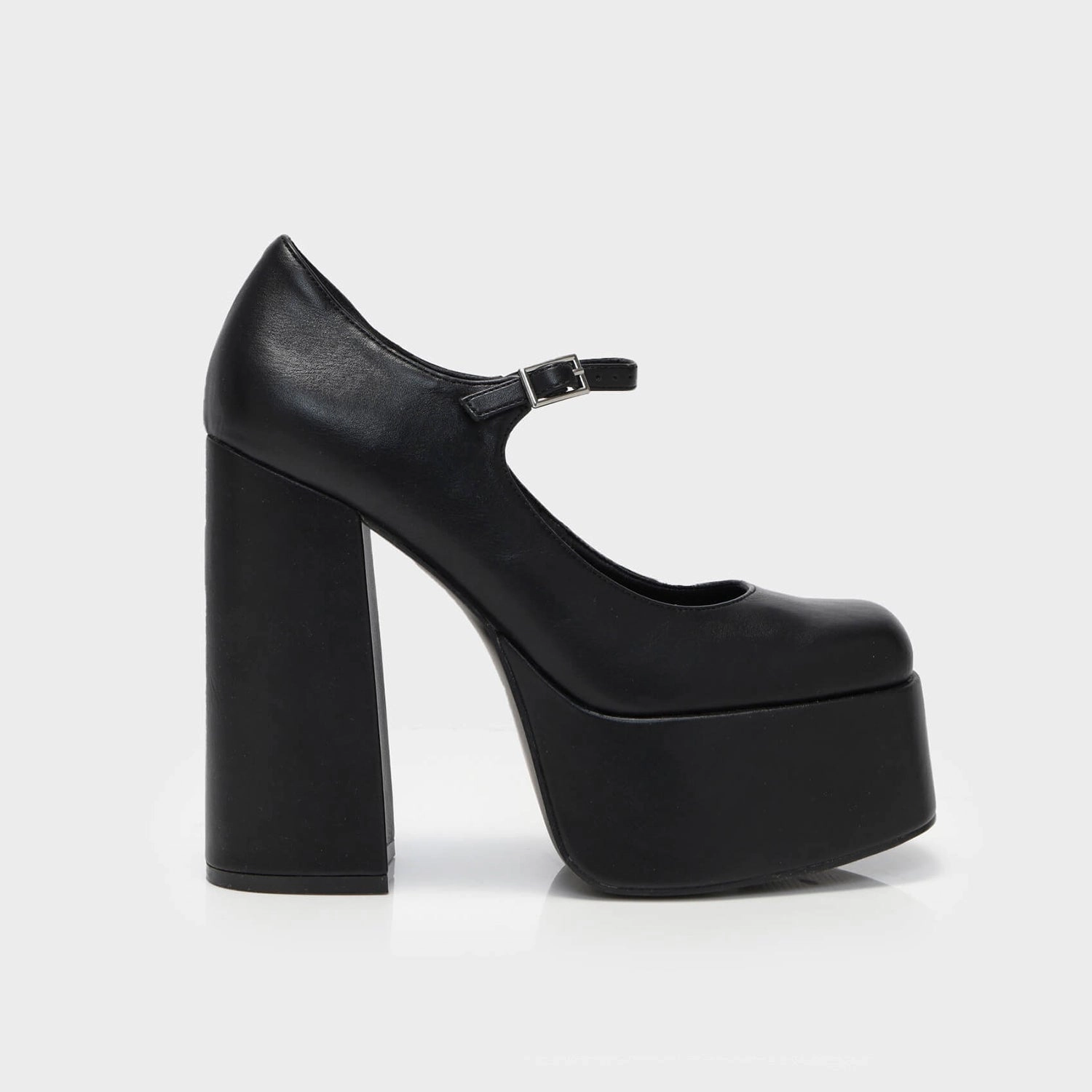 Darkbloom Black Platform Heels-Size 6-Clearance