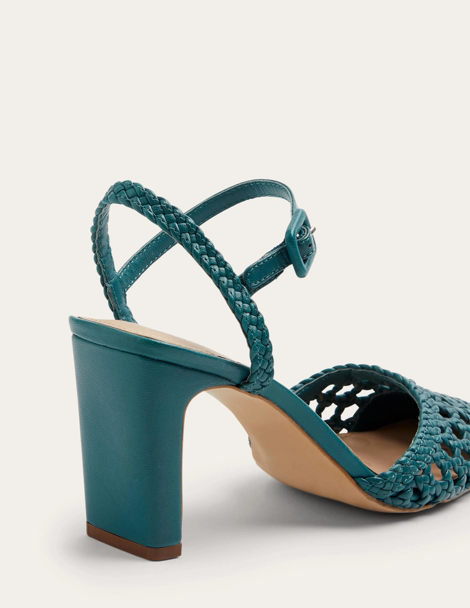 Ellie Woven Slingback Heels-Chesapeake Bay