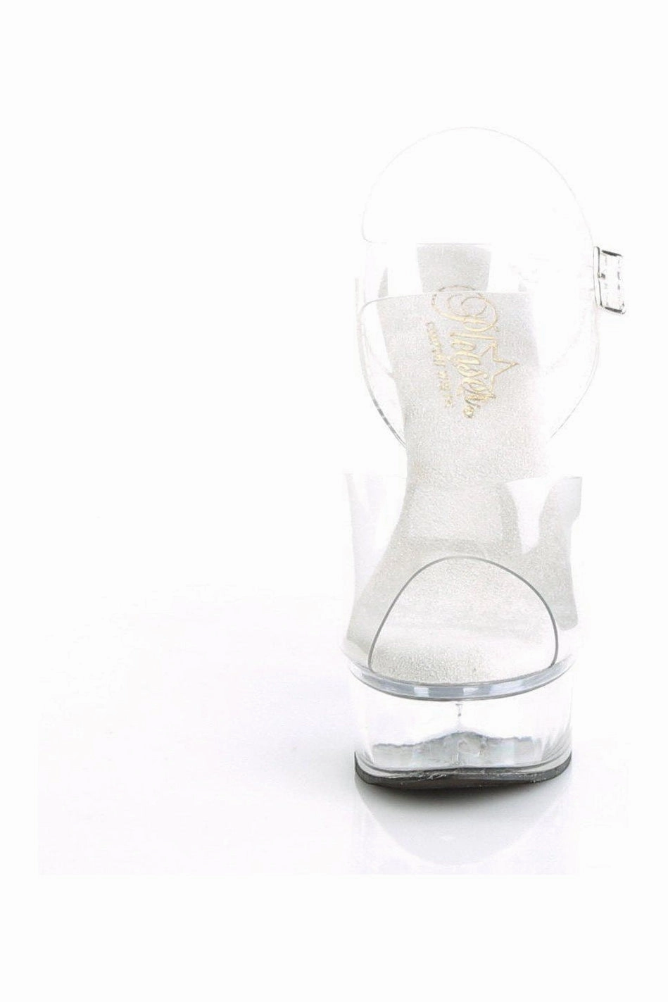 EXCITE-608 Sandal | Clear Vinyl