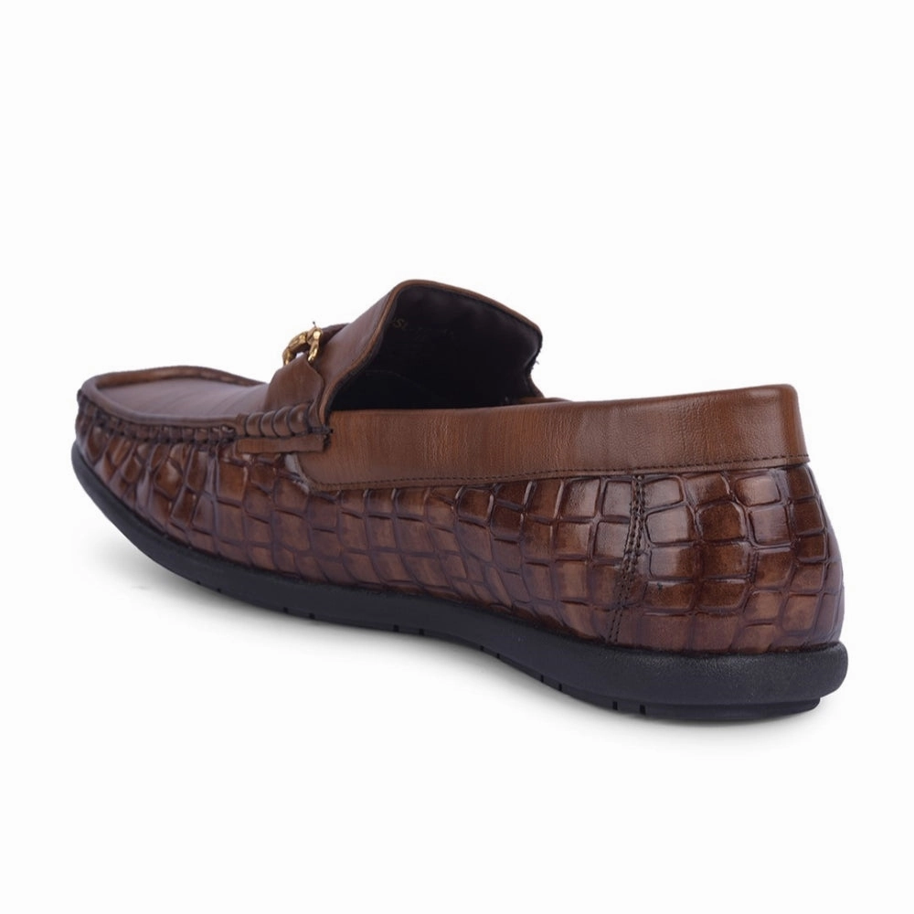 Fortune Tan Casual Non Lacing Shoes For Men OSL19 By Liberty