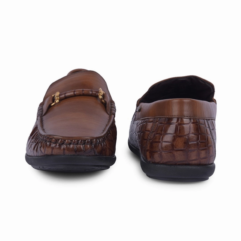 Fortune Tan Casual Non Lacing Shoes For Men OSL19 By Liberty