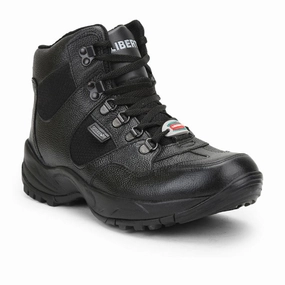Freedom Casual (Black) Defence Hiking/Trekking Ankle Shoes SHAURYA By Liberty