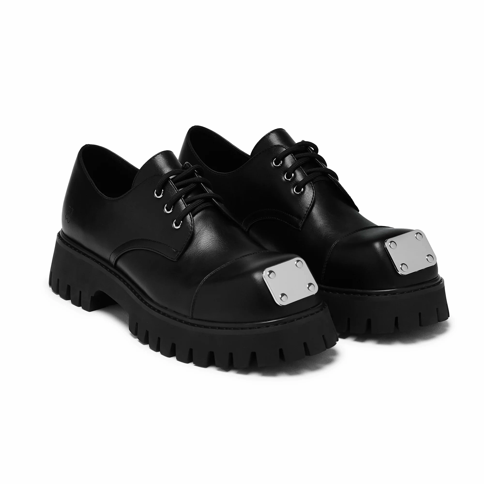 Gehrman Metal Cap Men's Chunky Shoes - Shadow