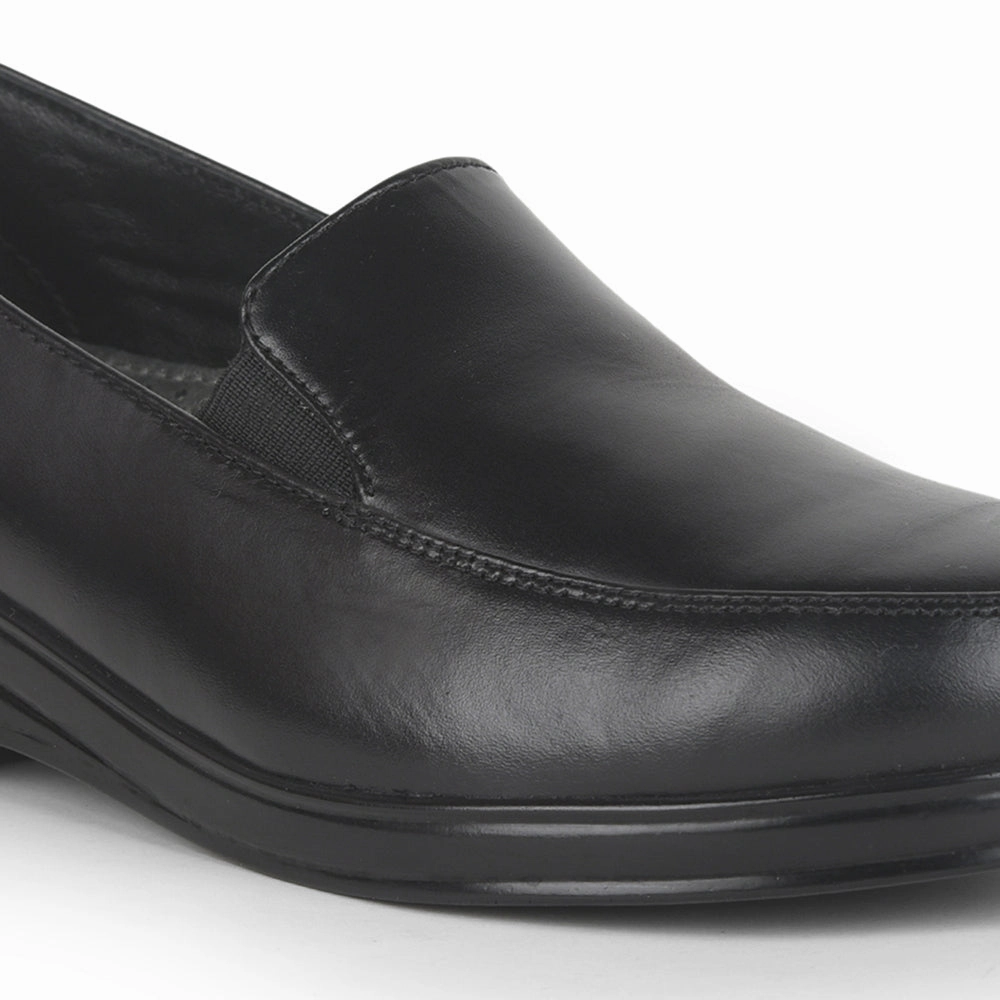 Gliders Formal Shoes Black Ballerina For Women 32332-02M By Liberty