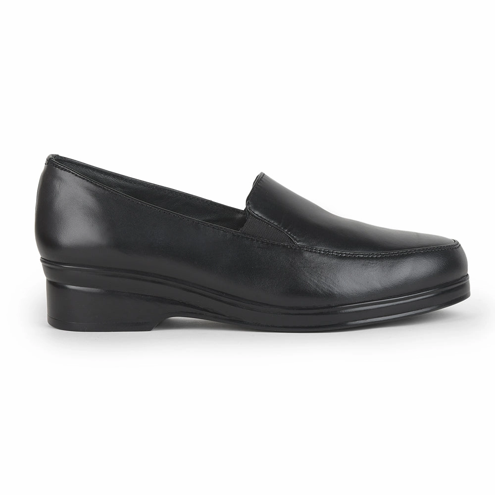 Gliders Formal Shoes Black Ballerina For Women 32332-02M By Liberty