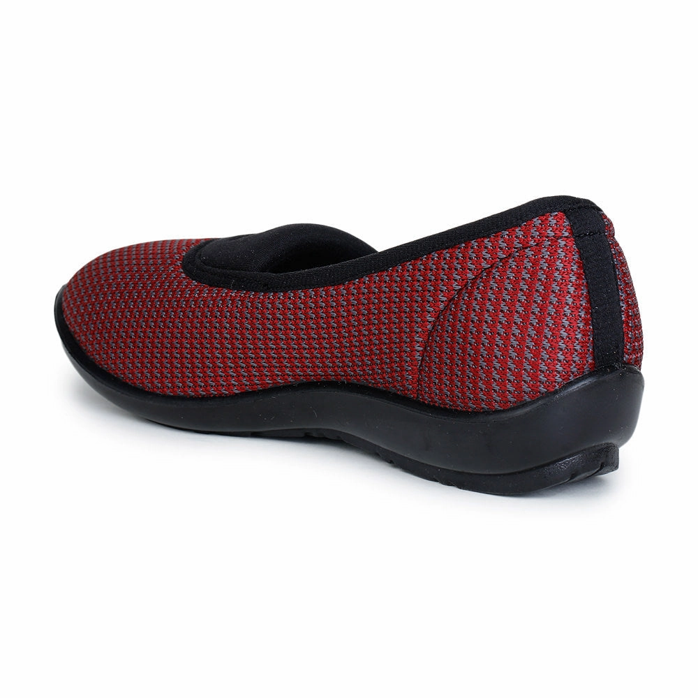 Gliders (Maroon) Casual Ballerina Shoes For Women ELENA-78 By Liberty