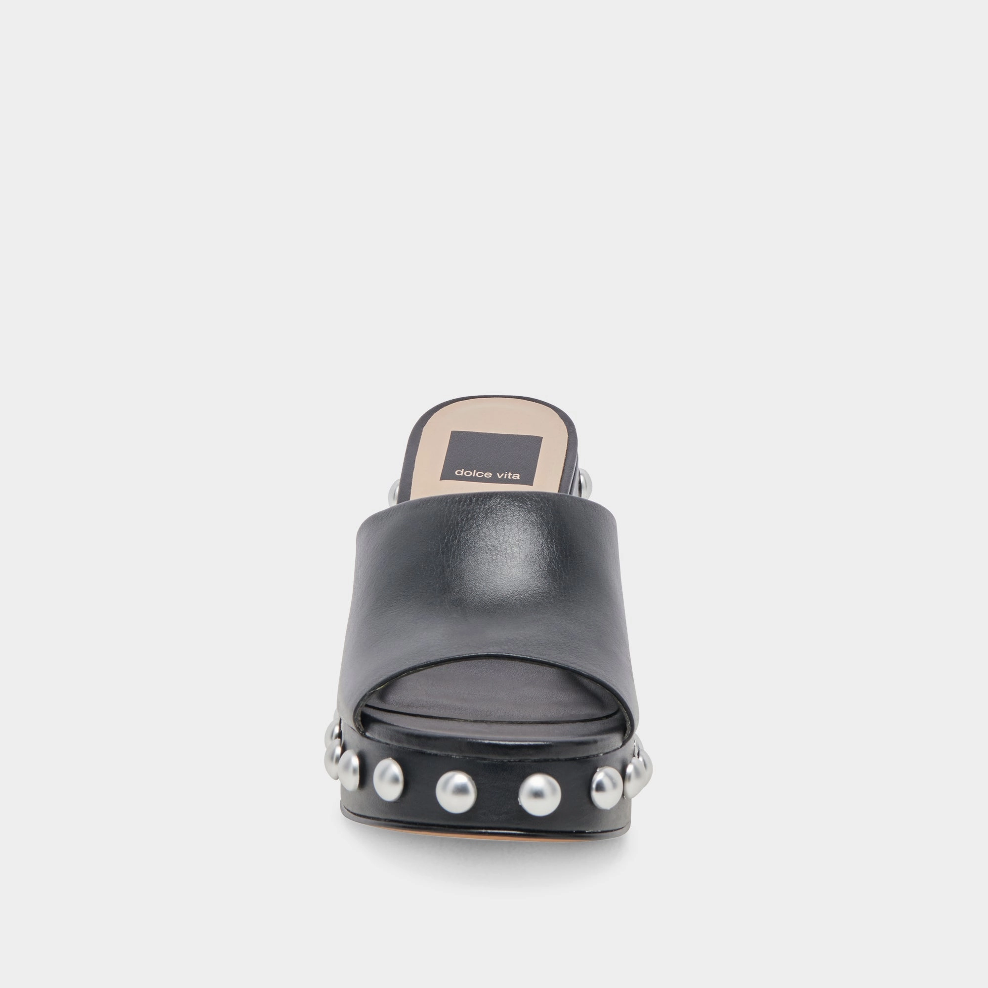 GLORI HEELS BLACK LEATHER