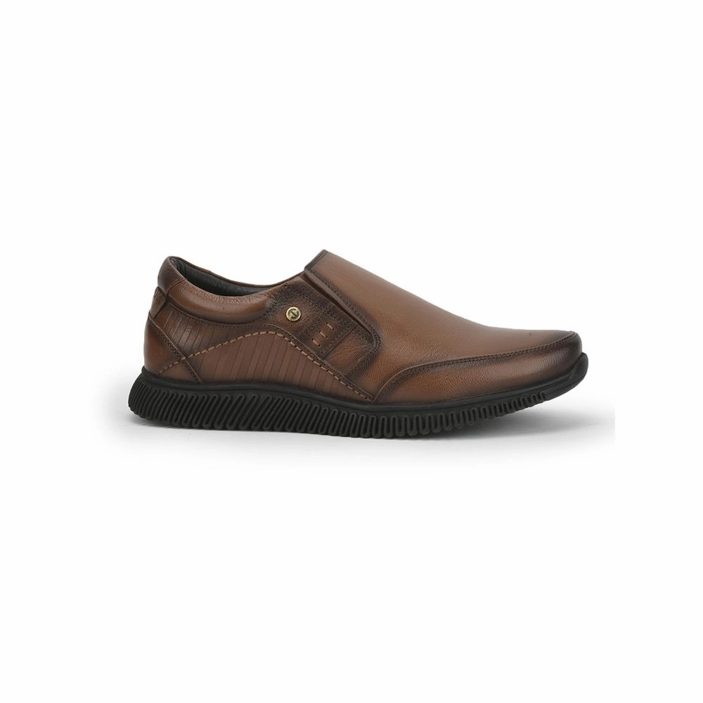Healers Casual (Tan) Non lacing Shoes For Men UVL-102 By Liberty