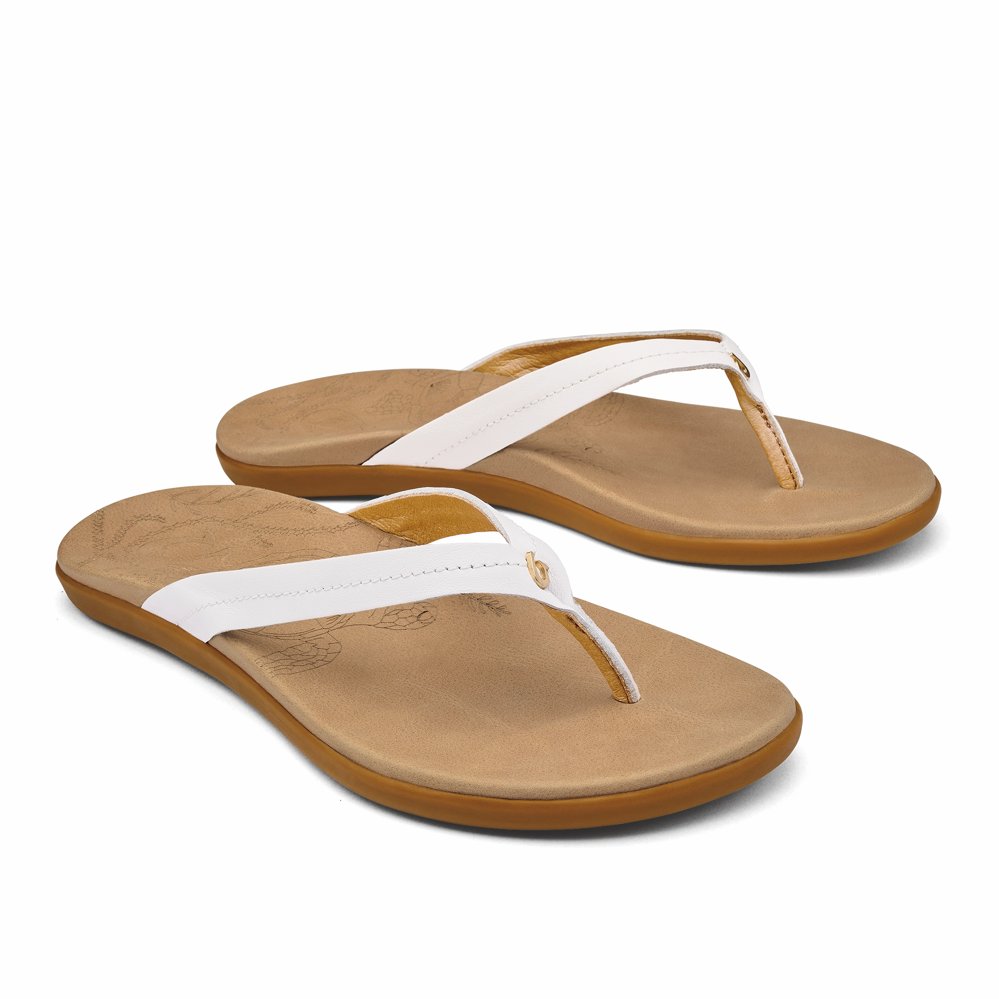 Honu - Bright White / Golden Sand