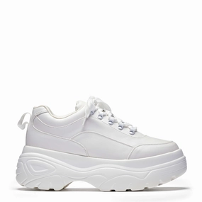 Jennie Striker White Chunky Bubble Trainers