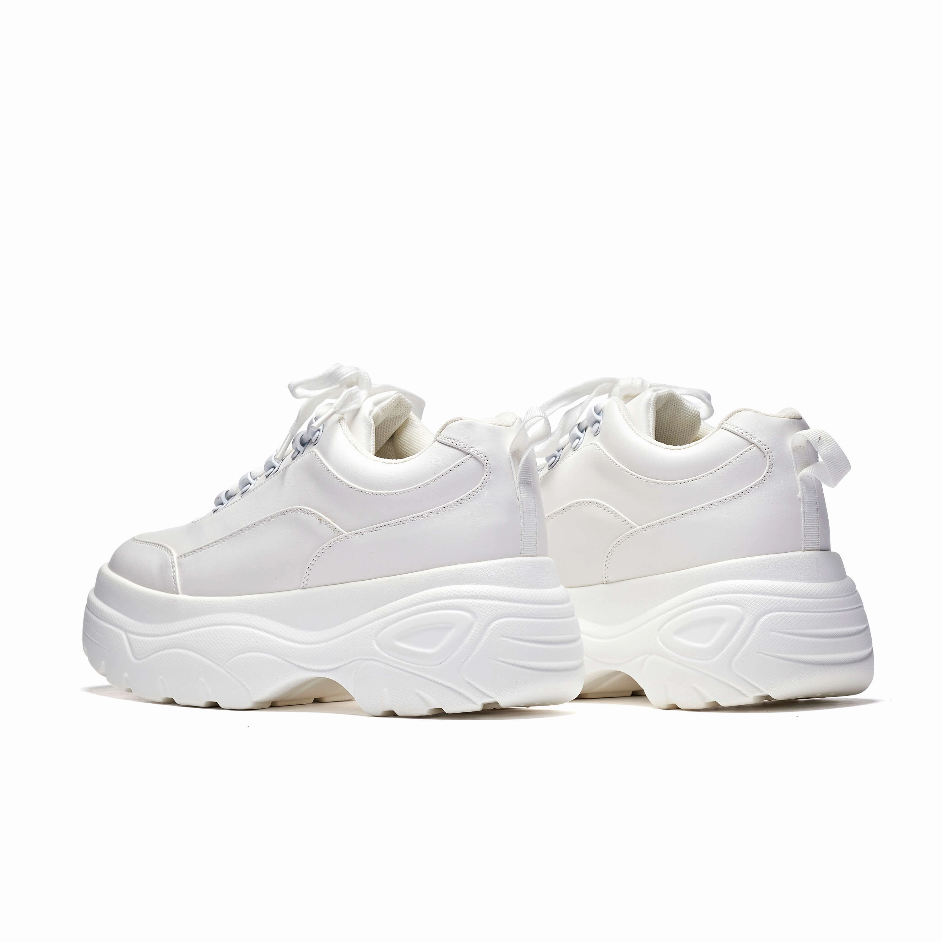 Jennie Striker White Chunky Bubble Trainers