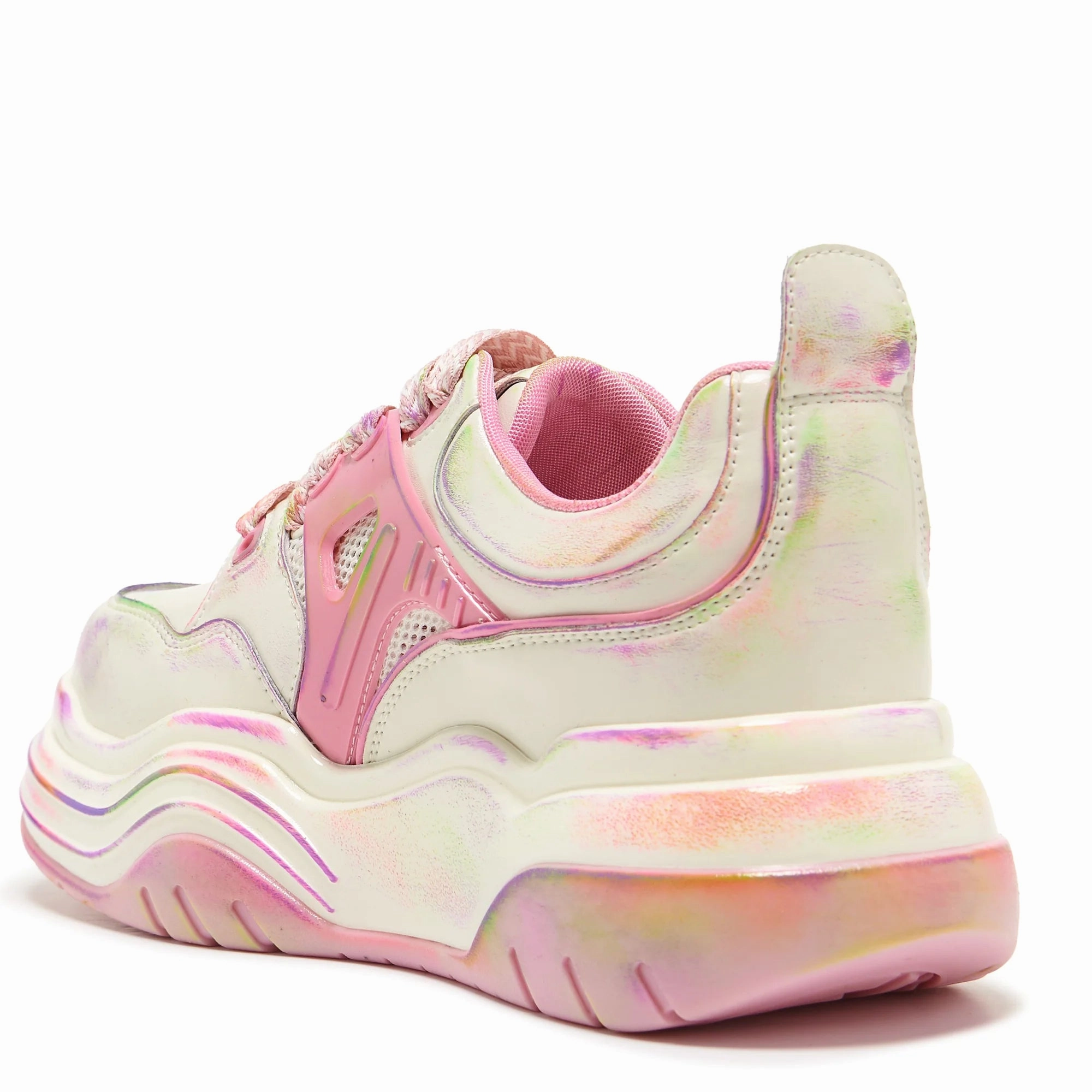 Kaleidoscopic Platform Trainers - Rainbow