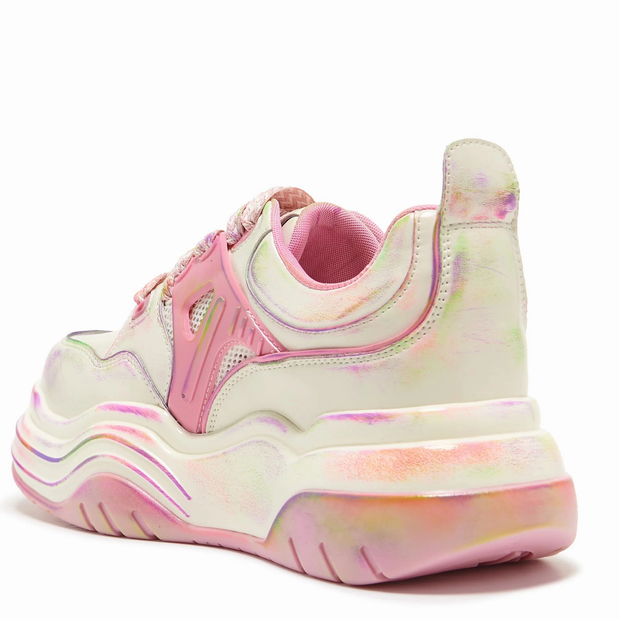 Kaleidoscopic Platform Trainers - Rainbow