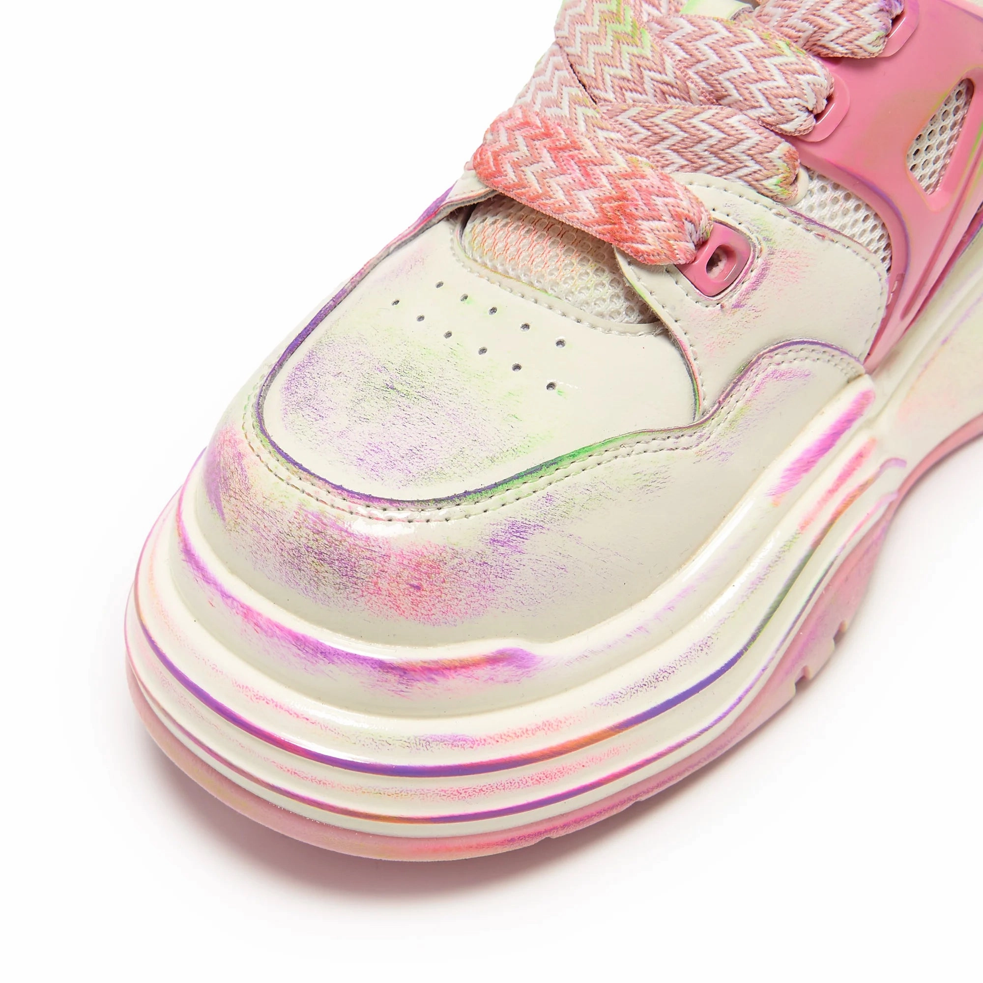 Kaleidoscopic Platform Trainers - Rainbow
