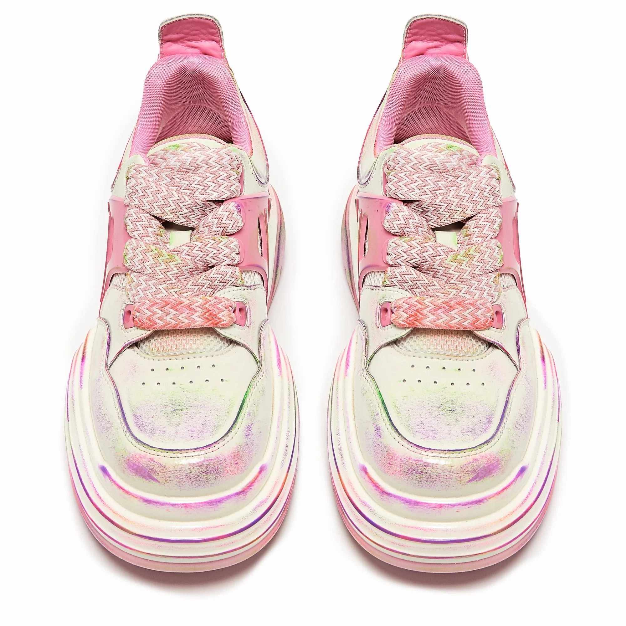 Kaleidoscopic Platform Trainers - Rainbow