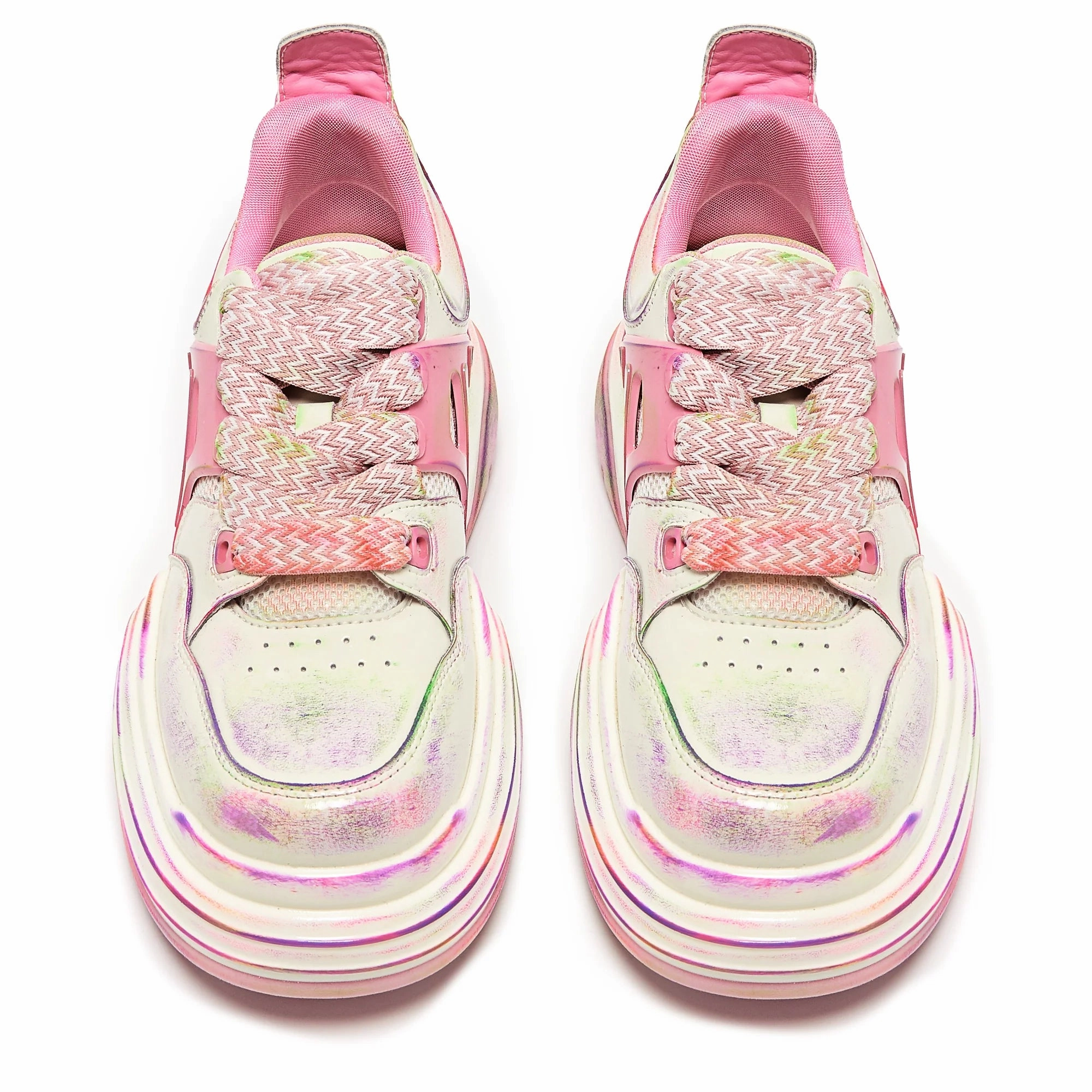 Kaleidoscopic Platform Trainers - Rainbow