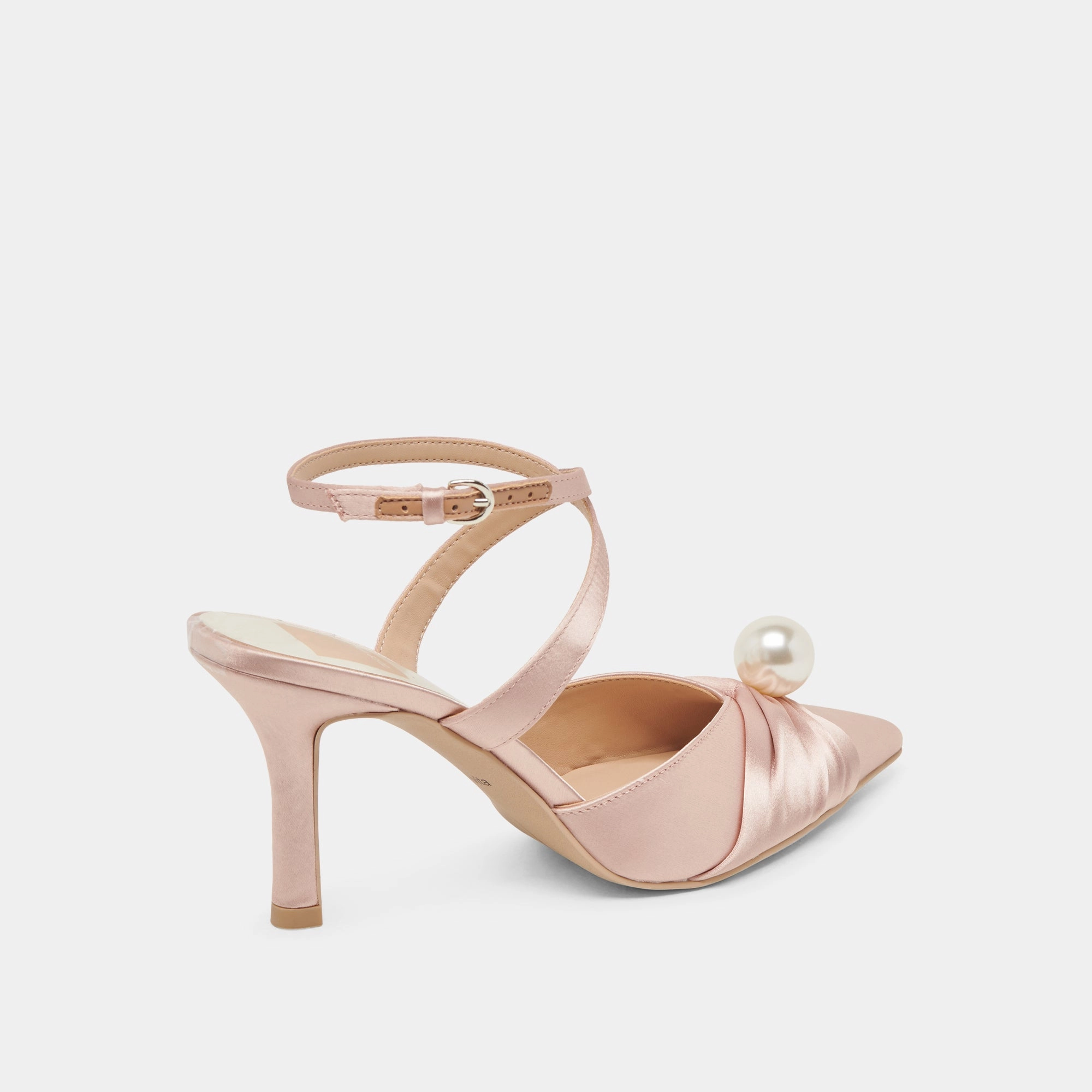 KAYSEY HEELS LT BLUSH SATIN