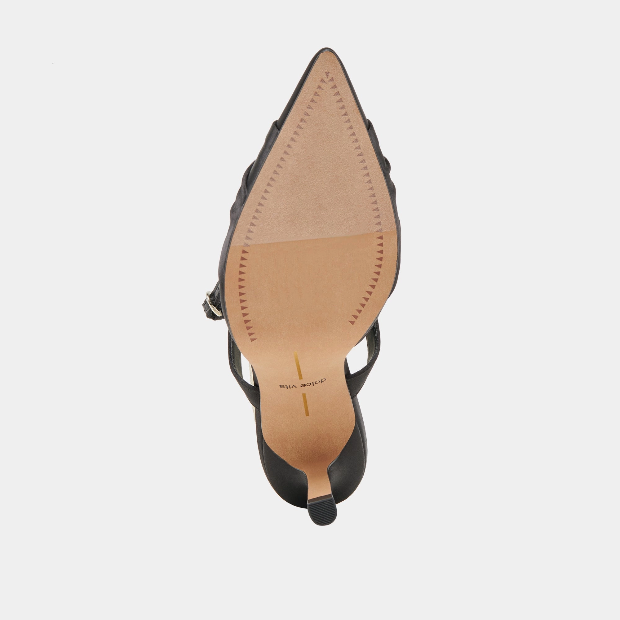 KAYSEY HEELS ONYX SATIN