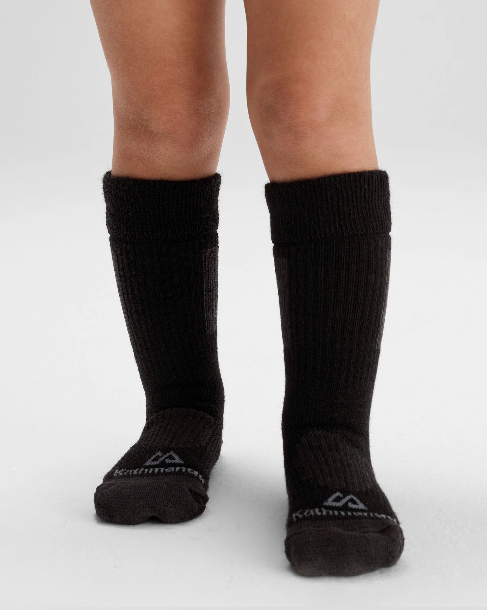 Kids' Thermo Socks -Two Pack - Black/Beech