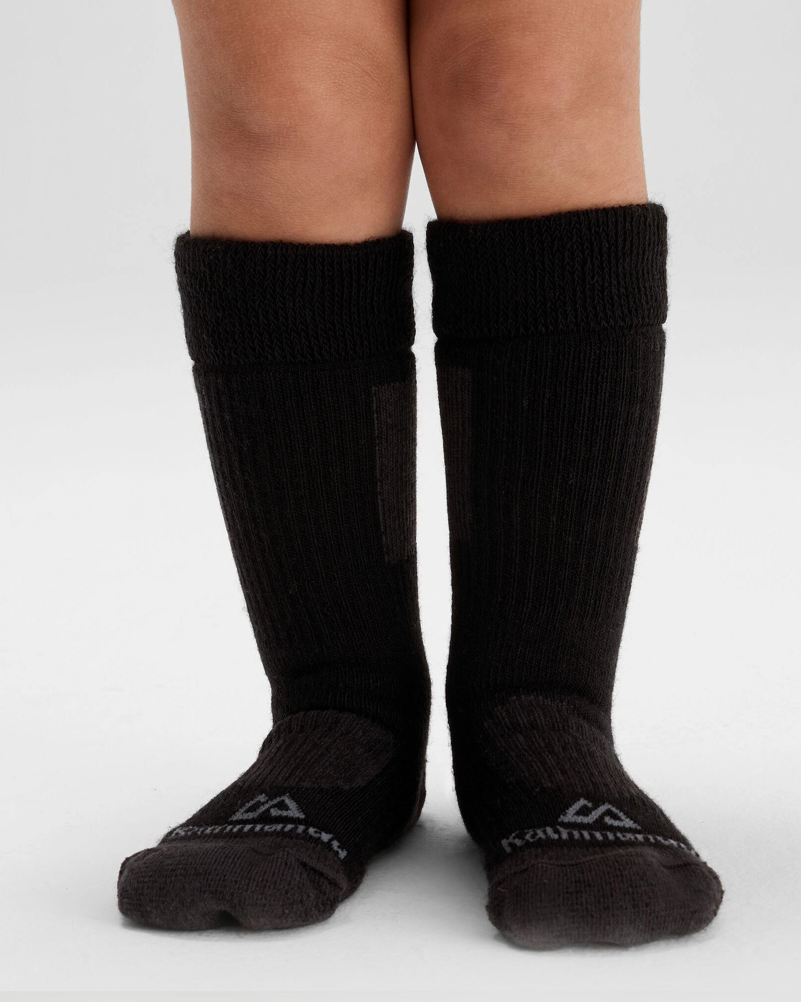 Kids' Thermo Socks -Two Pack - Black/Beech