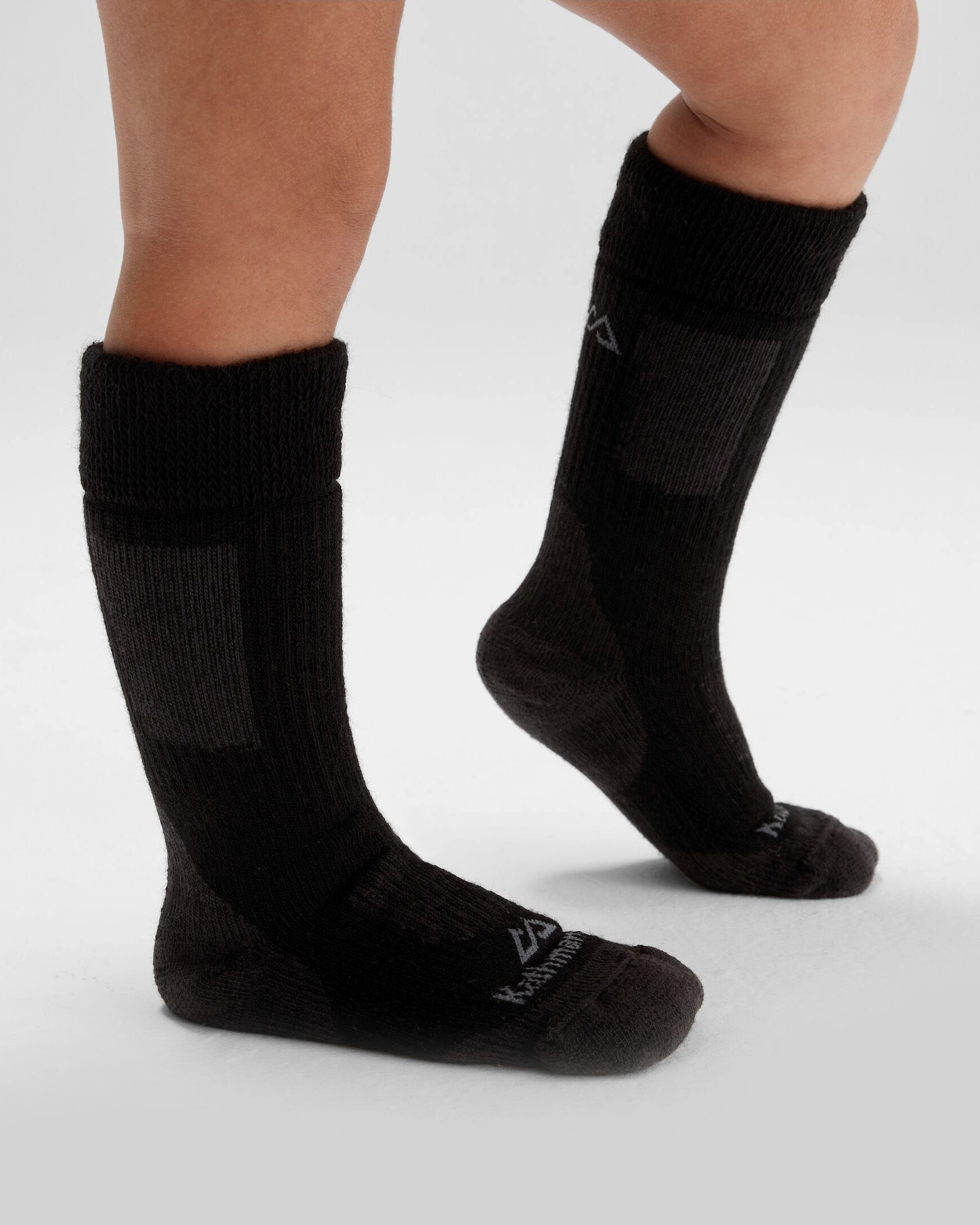 Kids' Thermo Socks -Two Pack - Black/Beech